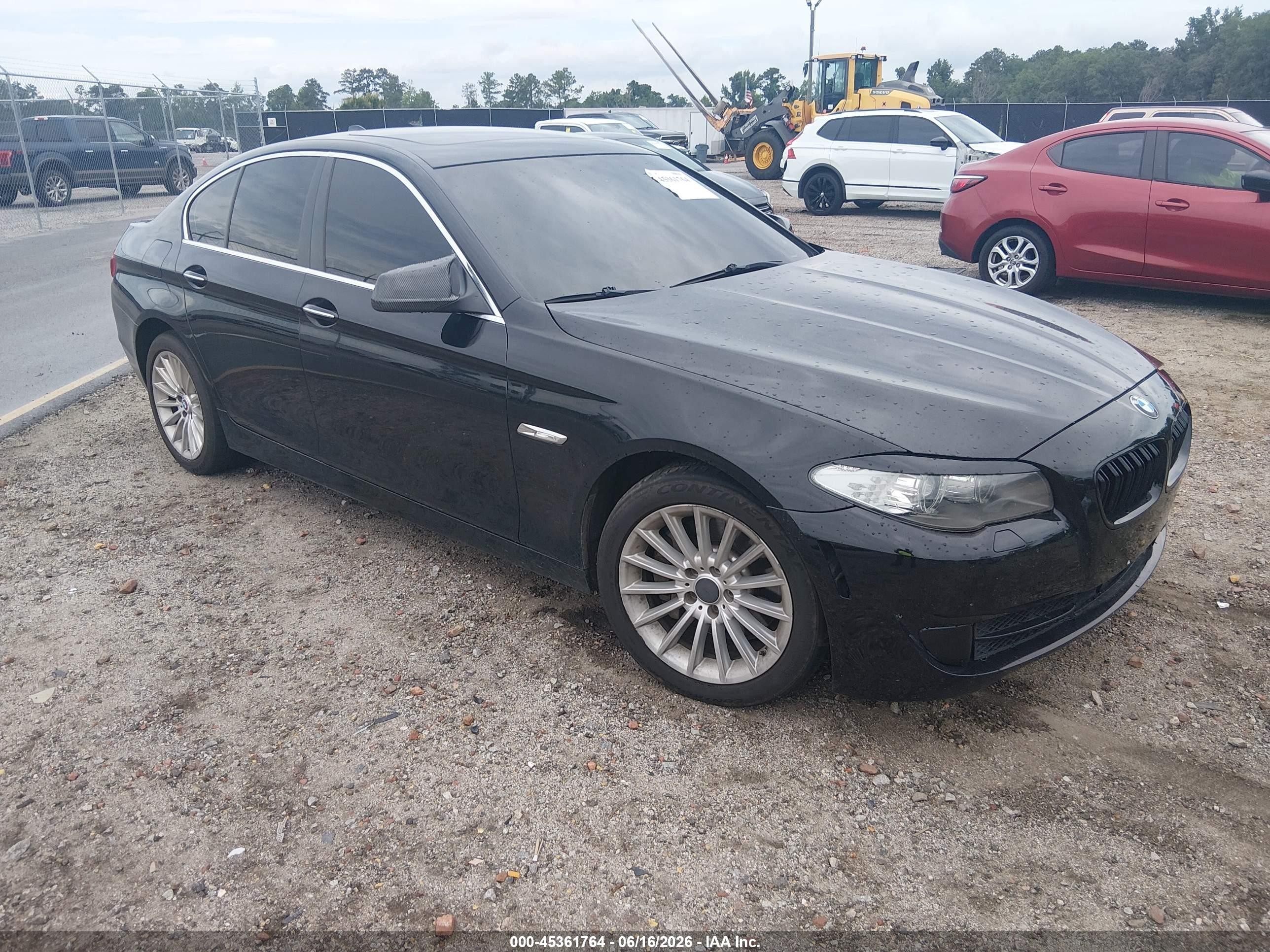 2011 Bmw 535i Xdrive Black vin: WBAFU7C57BC778535