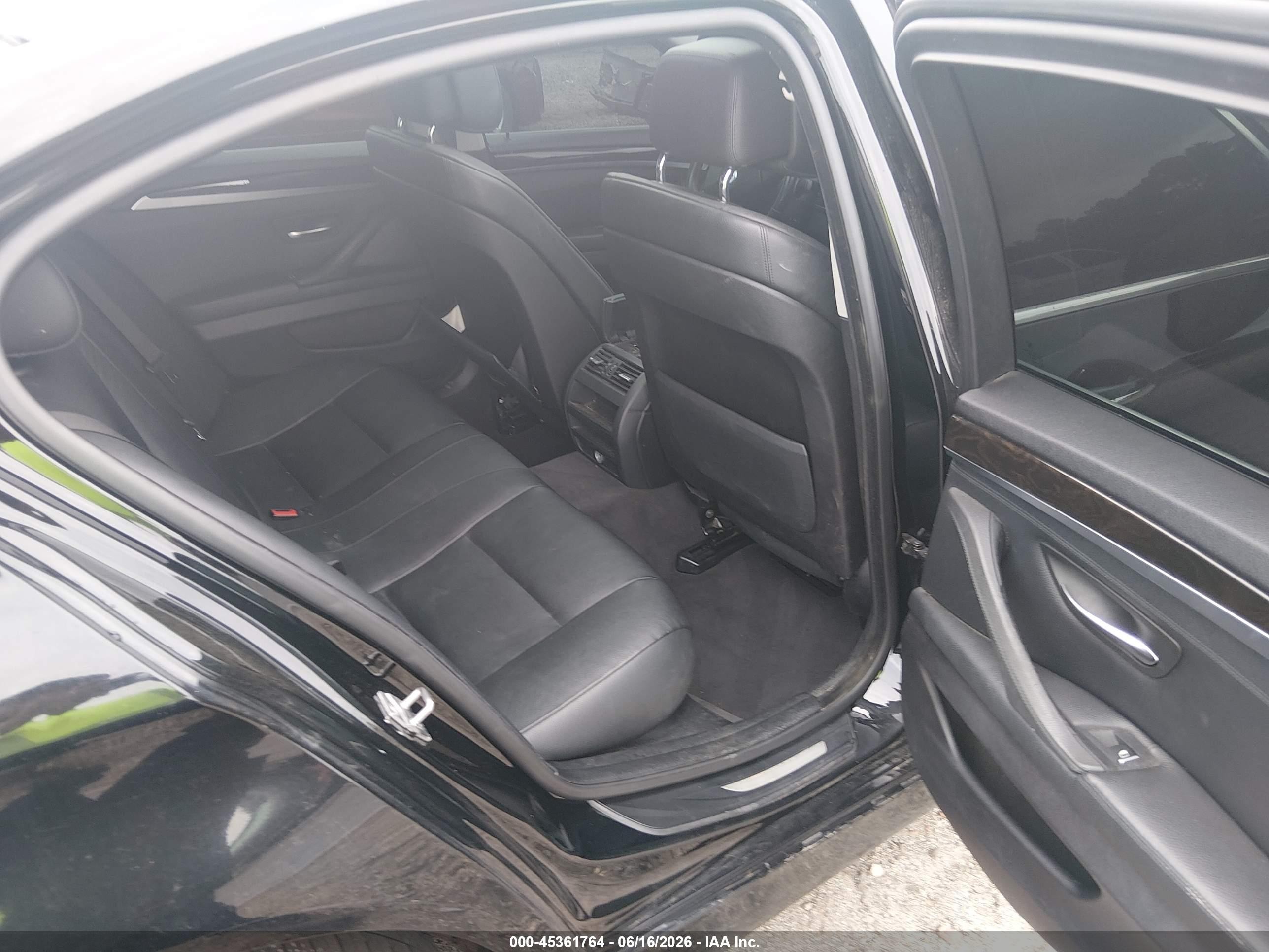 2011 Bmw 535i Xdrive Black vin: WBAFU7C57BC778535