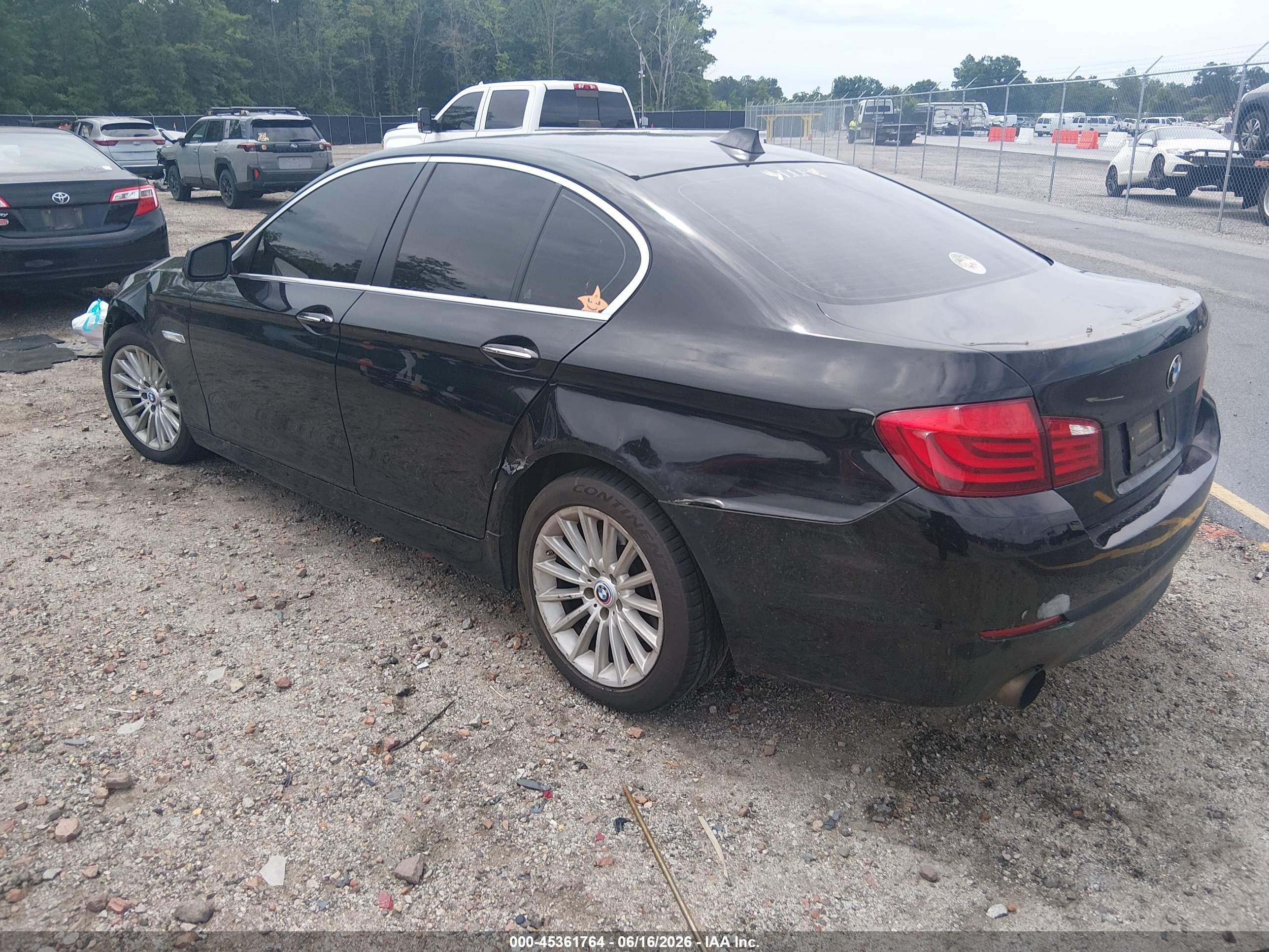 2011 Bmw 535i Xdrive Black vin: WBAFU7C57BC778535