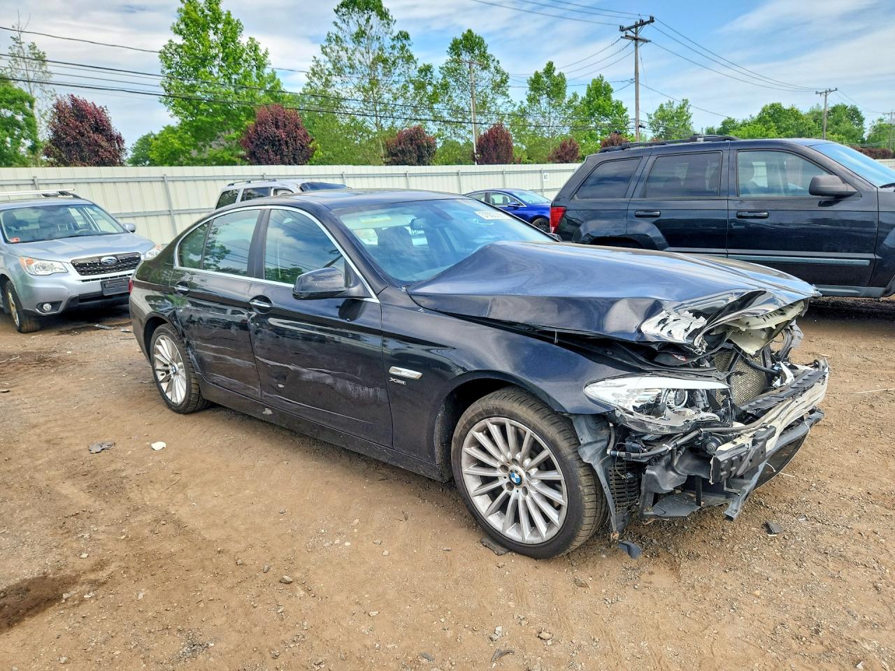 2011 Bmw 535 Xi Black vin: WBAFU7C57BC875301