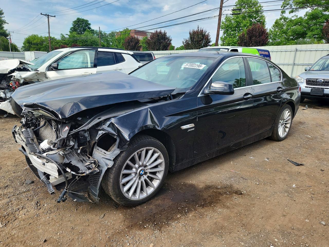 2011 Bmw 535 Xi Black vin: WBAFU7C57BC875301