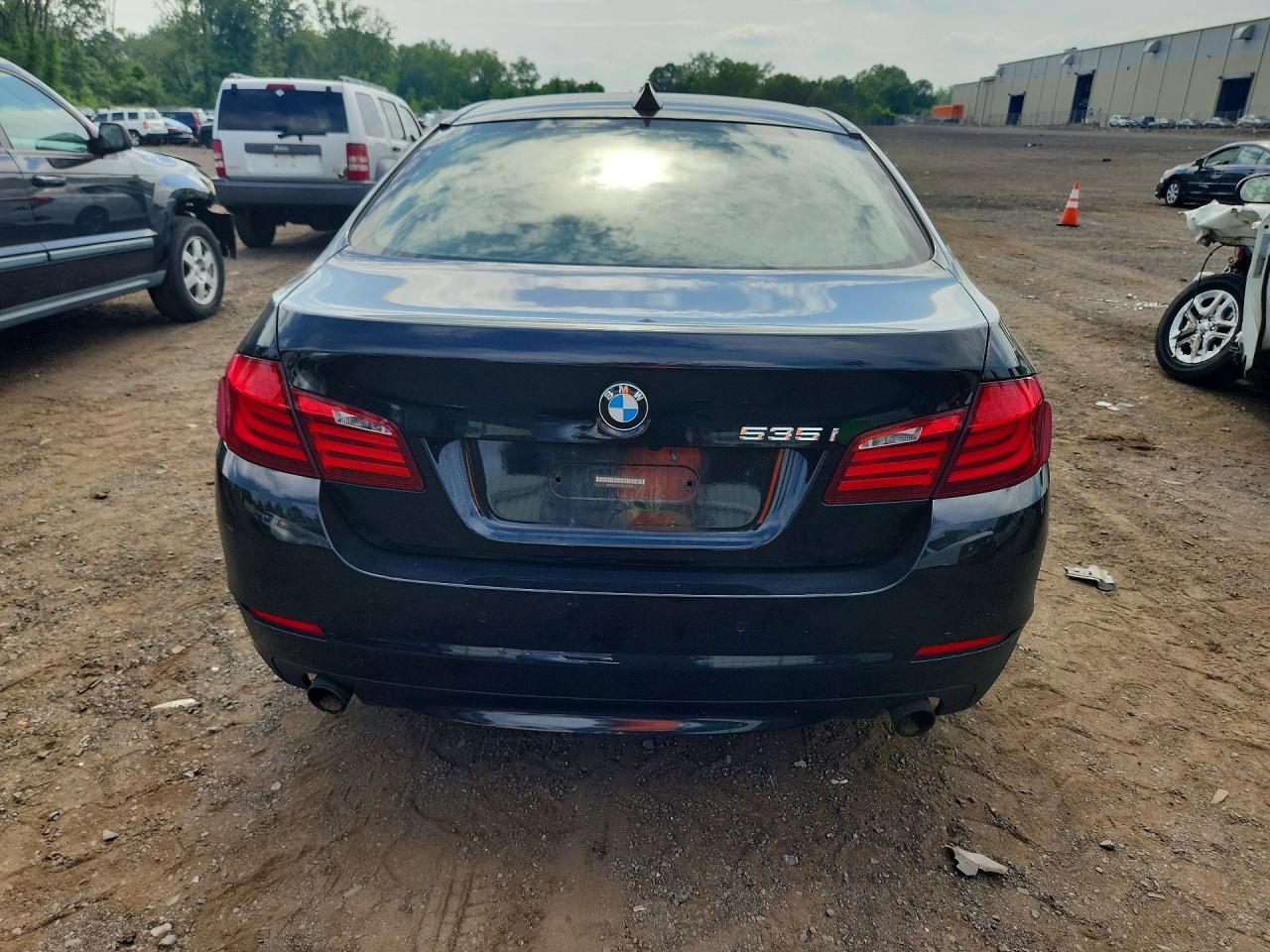 2011 Bmw 535 Xi Black vin: WBAFU7C57BC875301