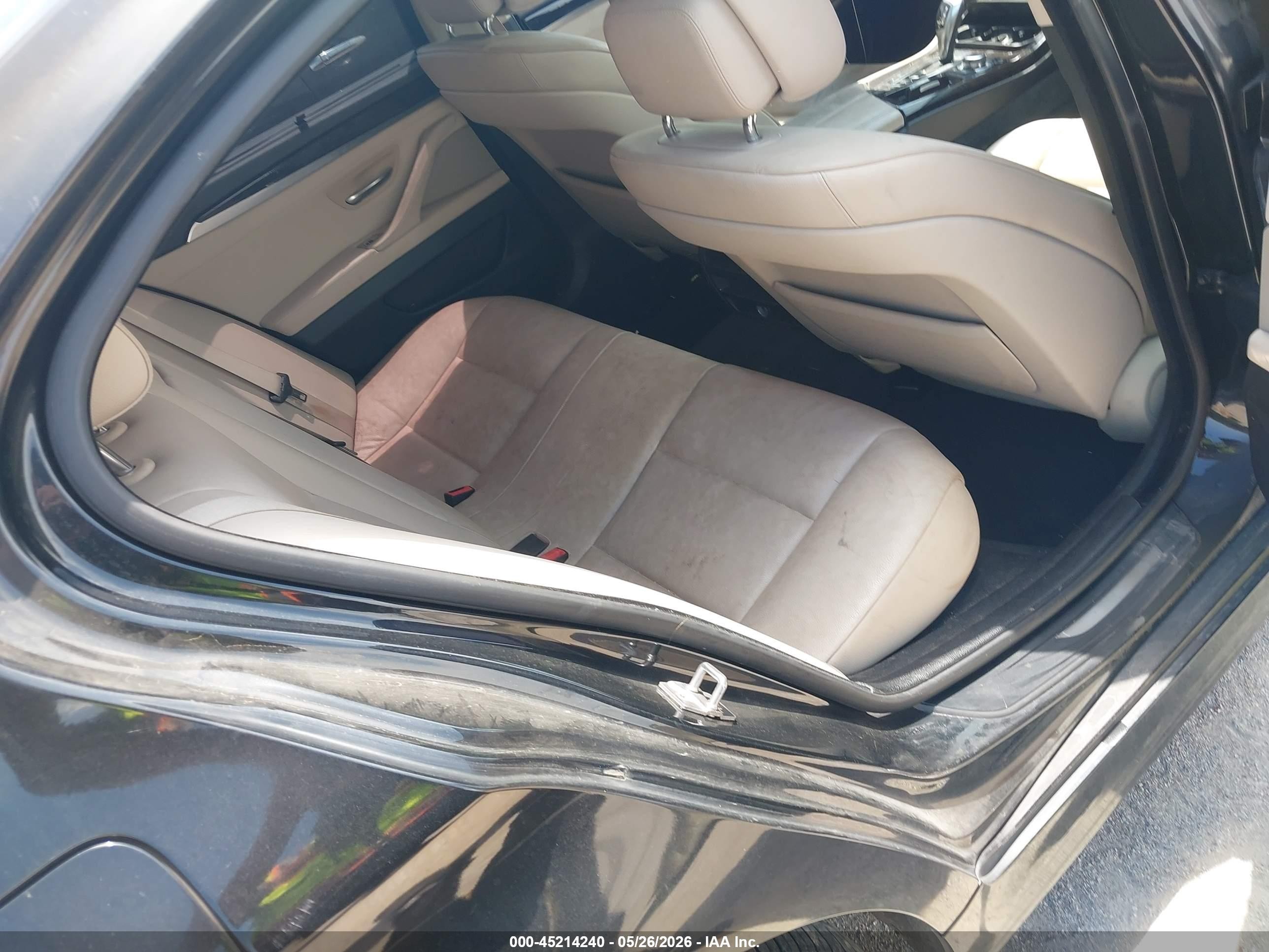 2011 Bmw 535i Xdrive Black vin: WBAFU7C57BDU54897