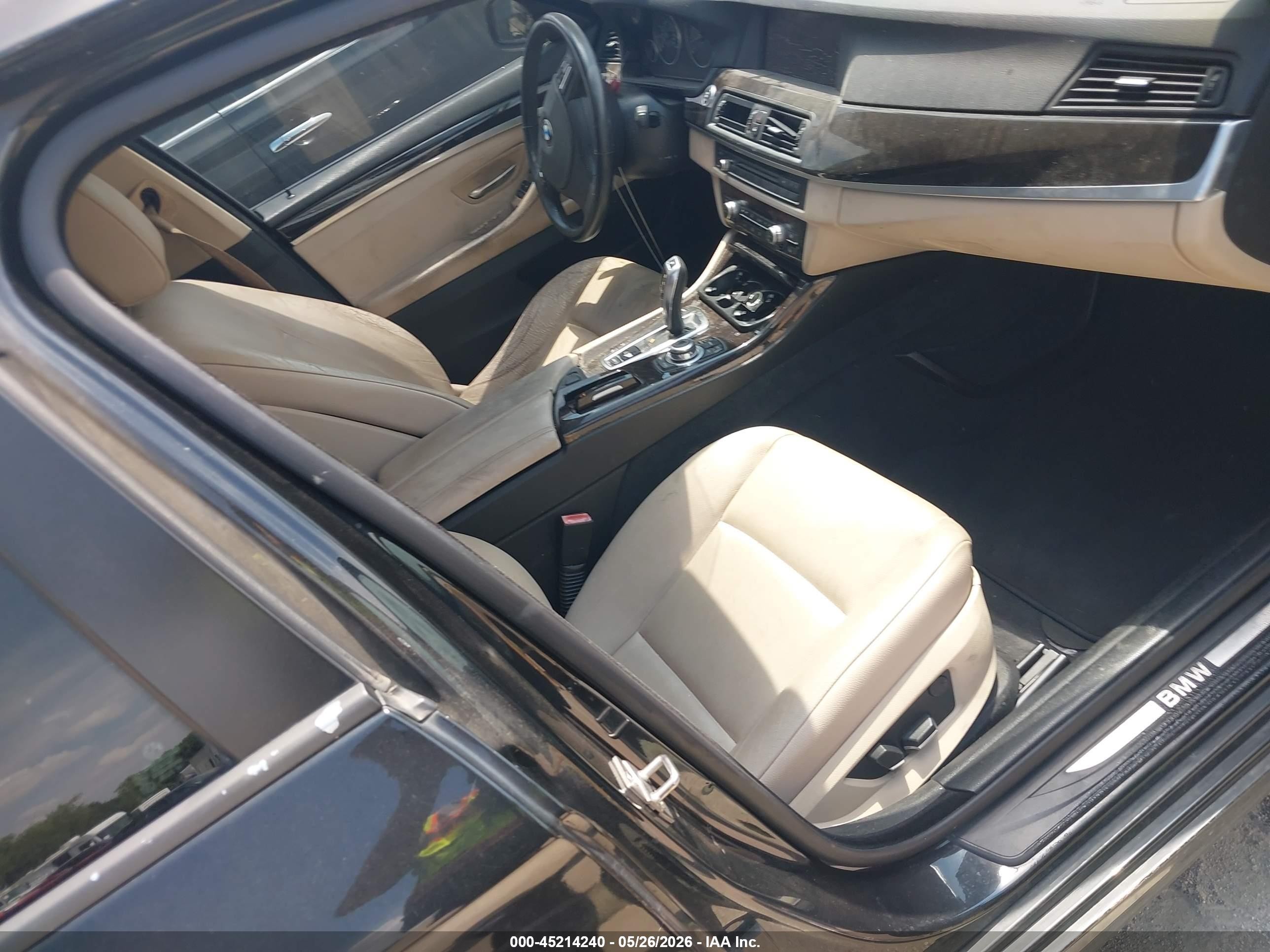 2011 Bmw 535i Xdrive Black vin: WBAFU7C57BDU54897