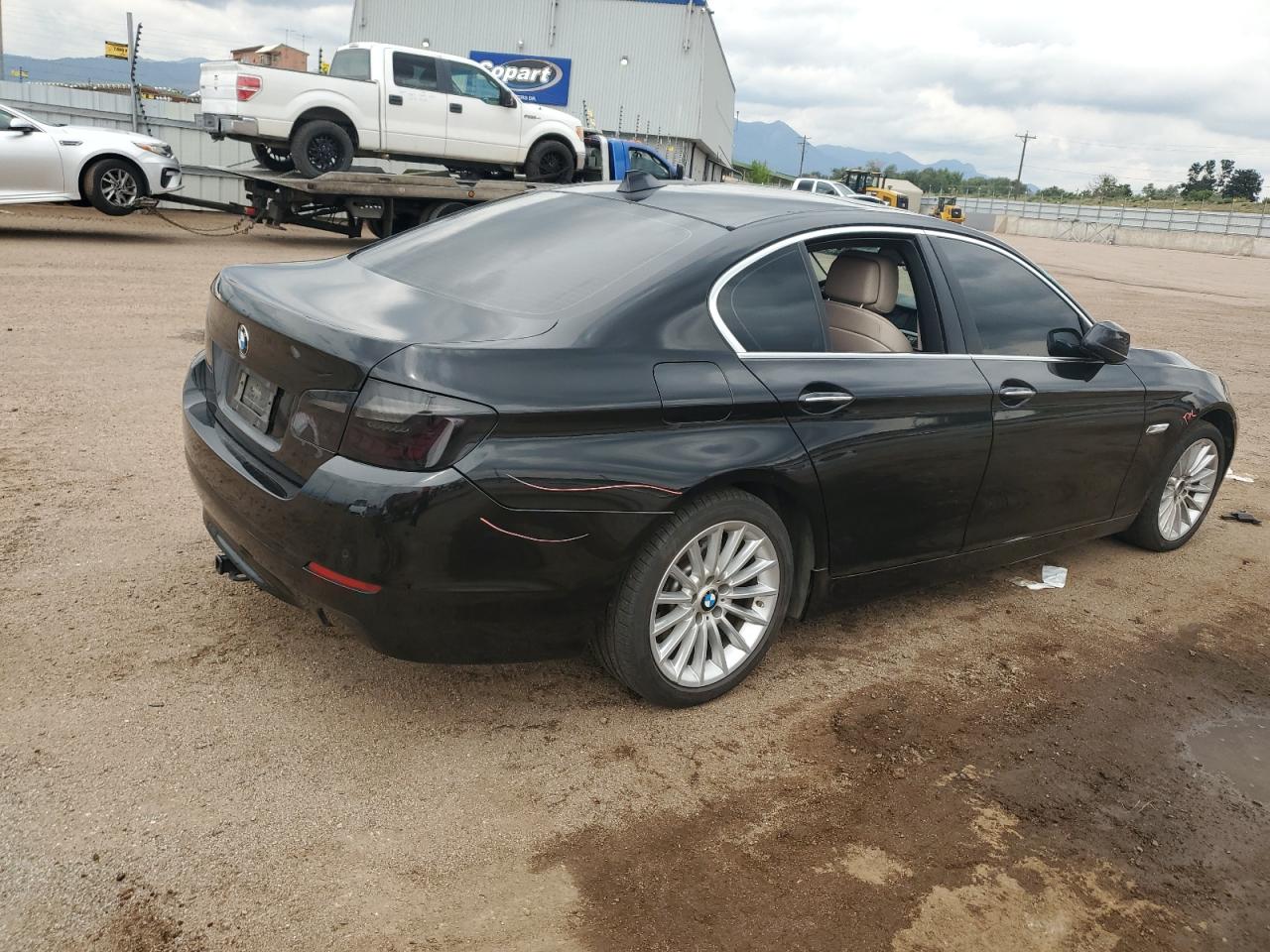 2012 Bmw 535 Xi Black vin: WBAFU7C57CDU57185