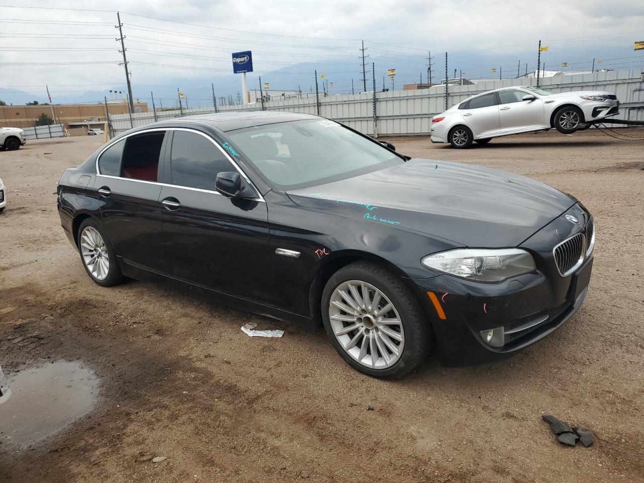 2012 Bmw 535 Xi Black vin: WBAFU7C57CDU57185