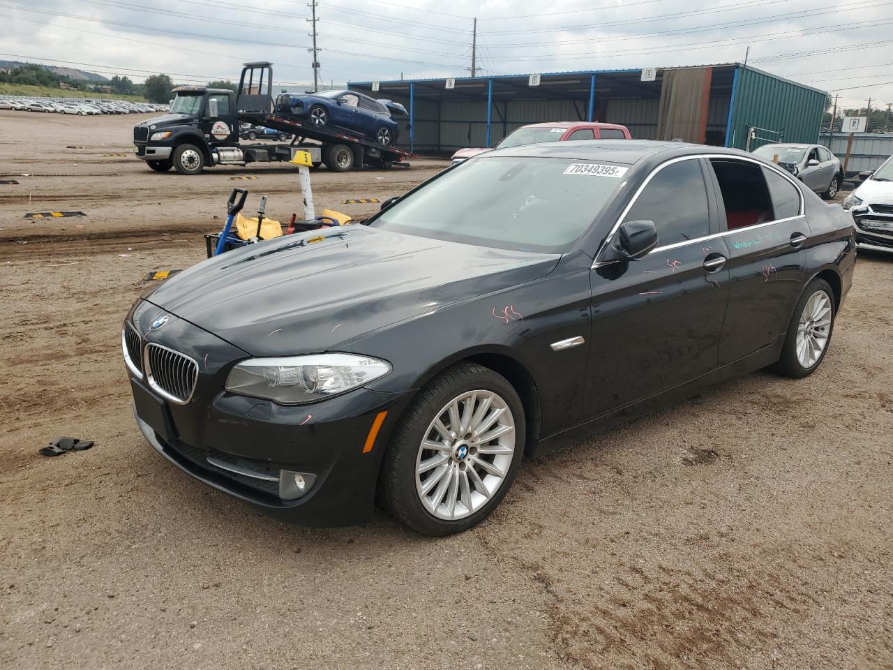 2012 Bmw 535 Xi Black vin: WBAFU7C57CDU57185