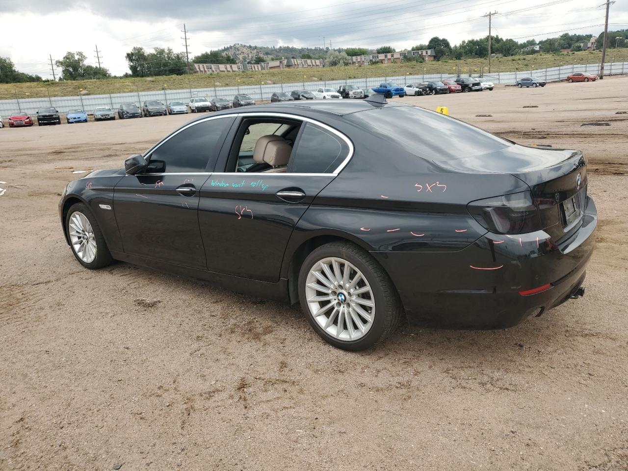 2012 Bmw 535 Xi Black vin: WBAFU7C57CDU57185