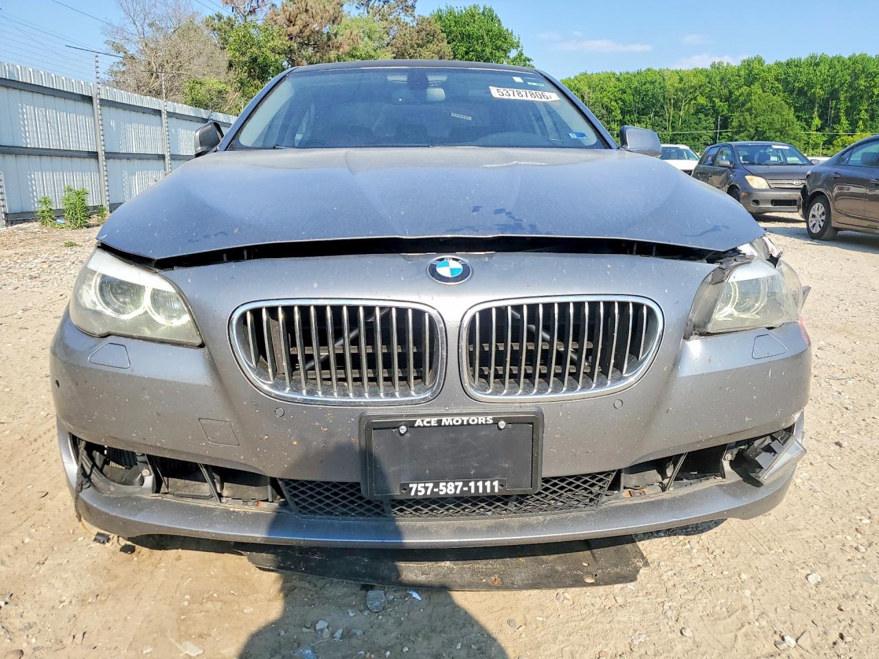 2012 Bmw 535 Xi Gray vin: WBAFU7C57CDU61155