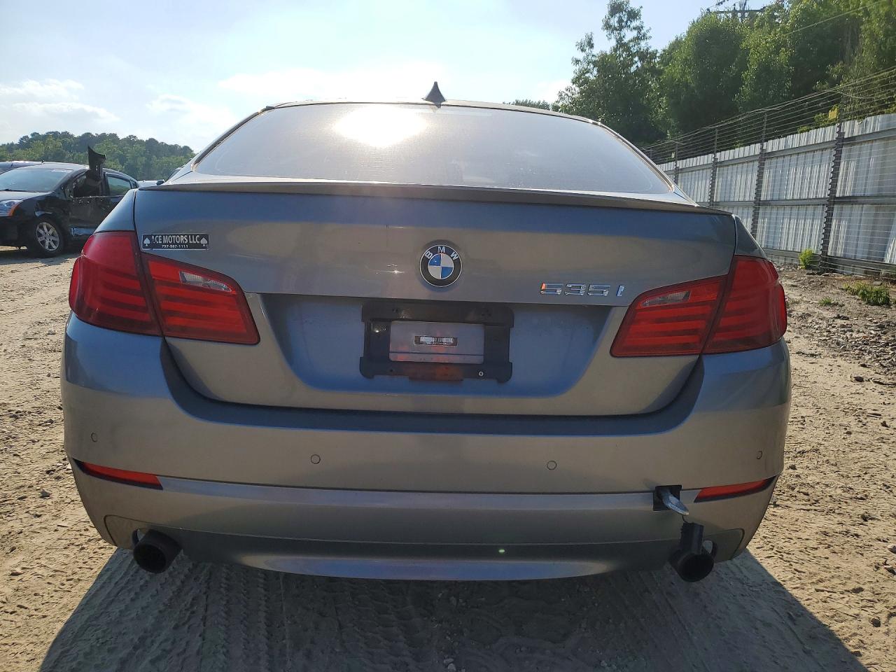 2012 Bmw 535 Xi Gray vin: WBAFU7C57CDU61155