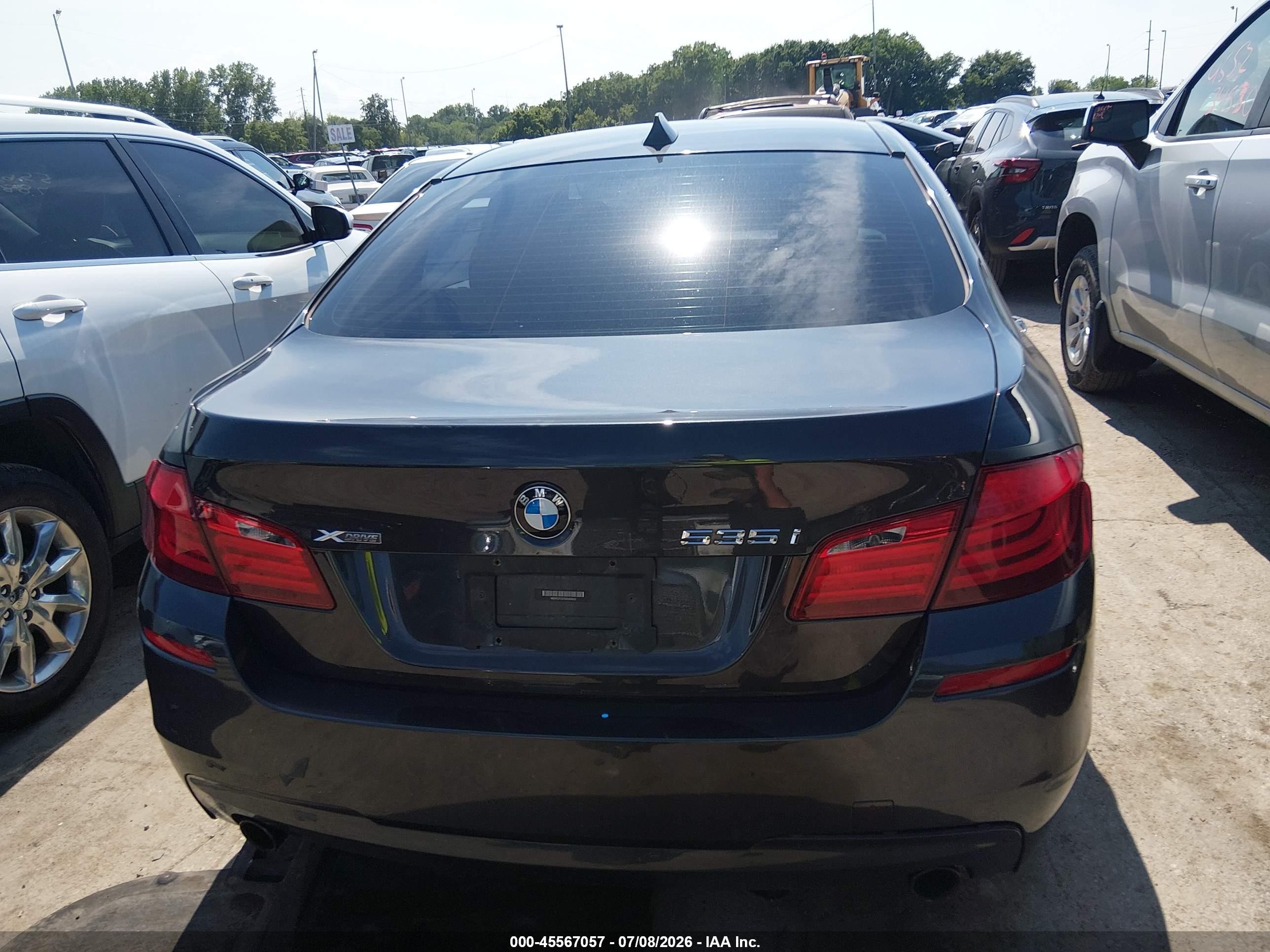 2013 Bmw 535i Xdrive Black vin: WBAFU7C57DDU68432