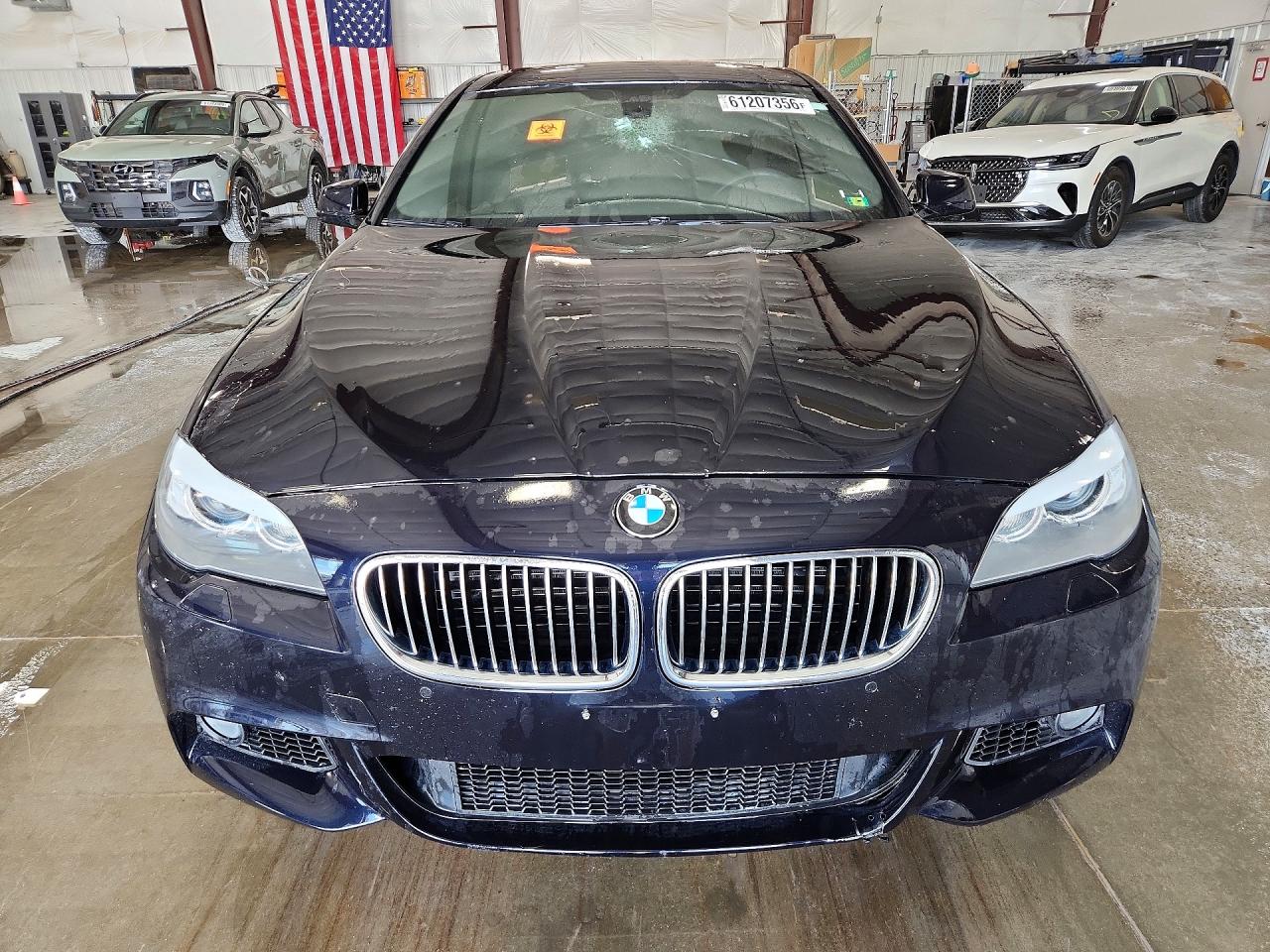2013 Bmw 535 Xi Blue vin: WBAFU7C57DDU75249