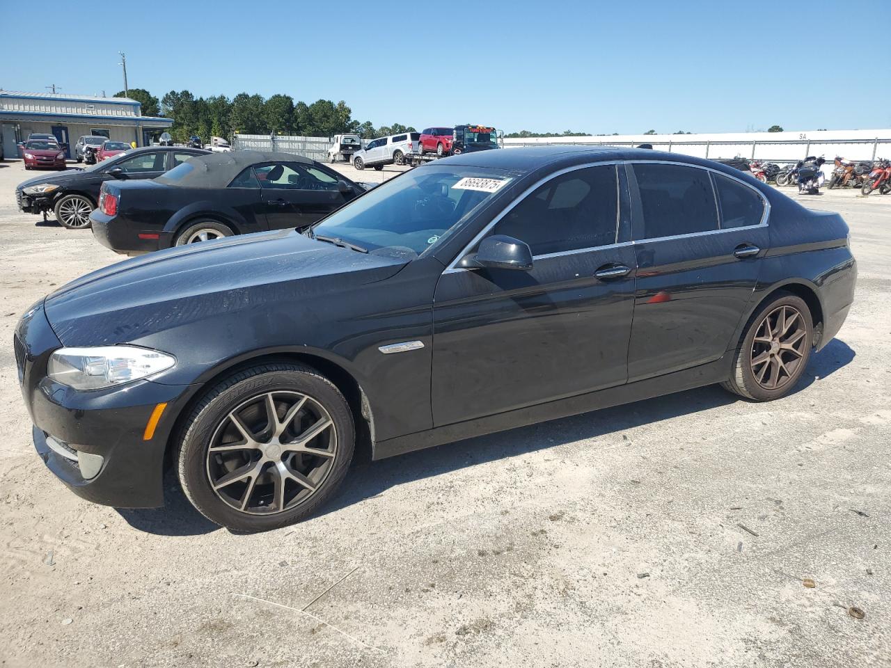 2013 Bmw 535 Xi Черный vin: WBAFU7C57DDU76384