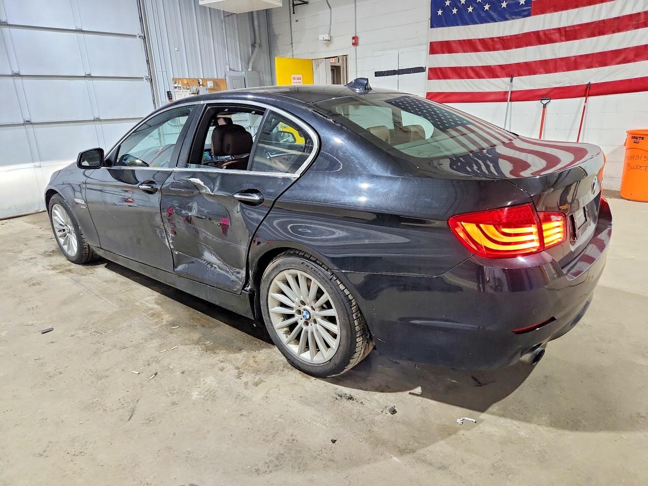 2011 Bmw 5 Series Black vin: WBAFU7C58BC876733