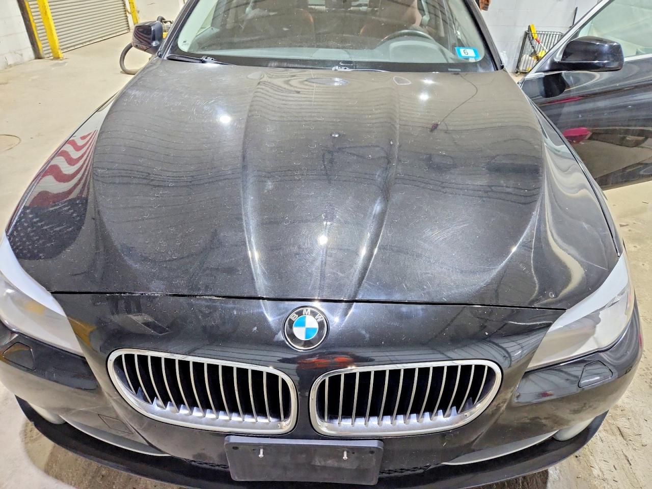 2011 Bmw 5 Series Black vin: WBAFU7C58BC876733