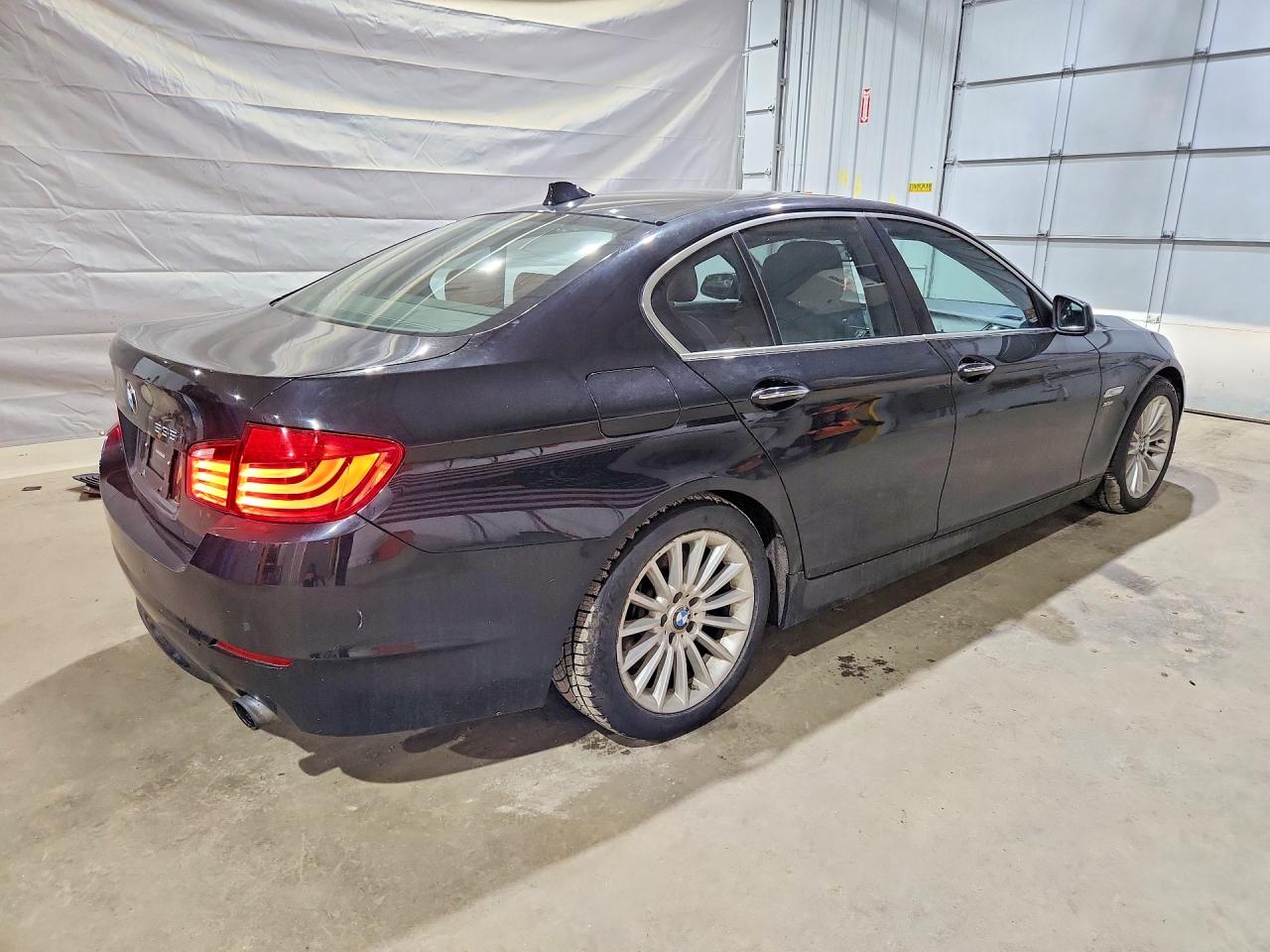 2011 Bmw 5 Series Black vin: WBAFU7C58BC876733
