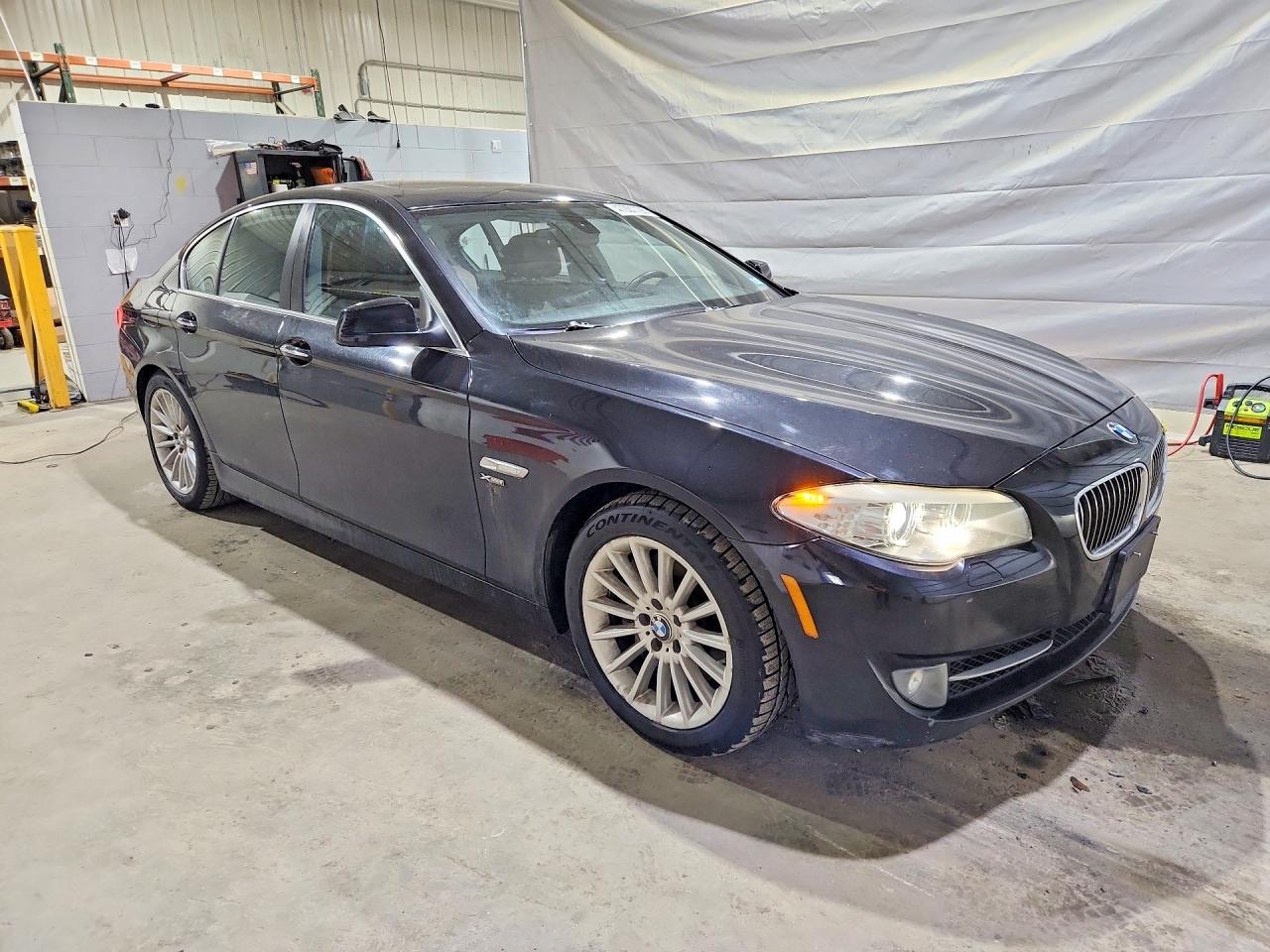 2011 Bmw 5 Series Black vin: WBAFU7C58BC876733