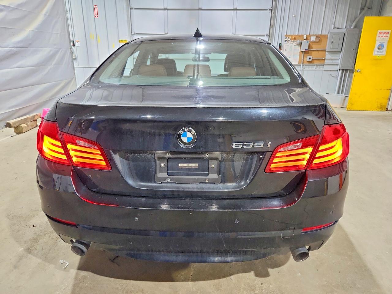 2011 Bmw 5 Series Black vin: WBAFU7C58BC876733