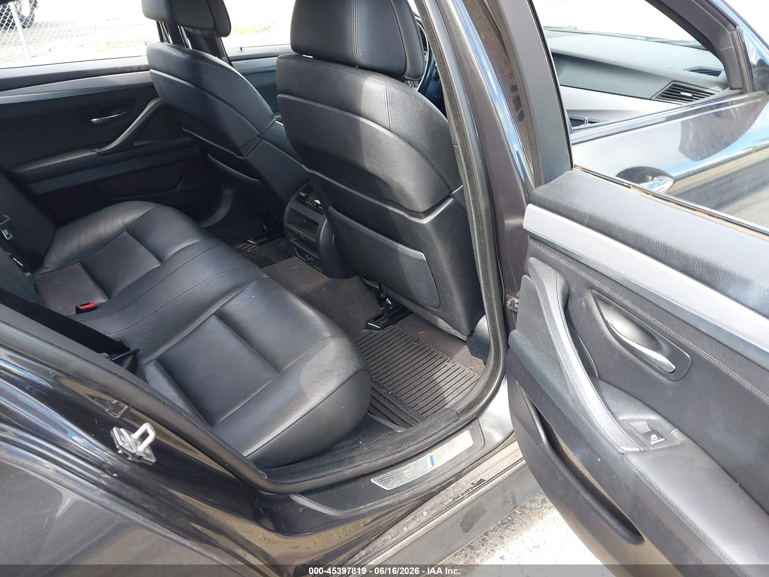 2011 Bmw 535i Xdrive Black vin: WBAFU7C58BDU54200