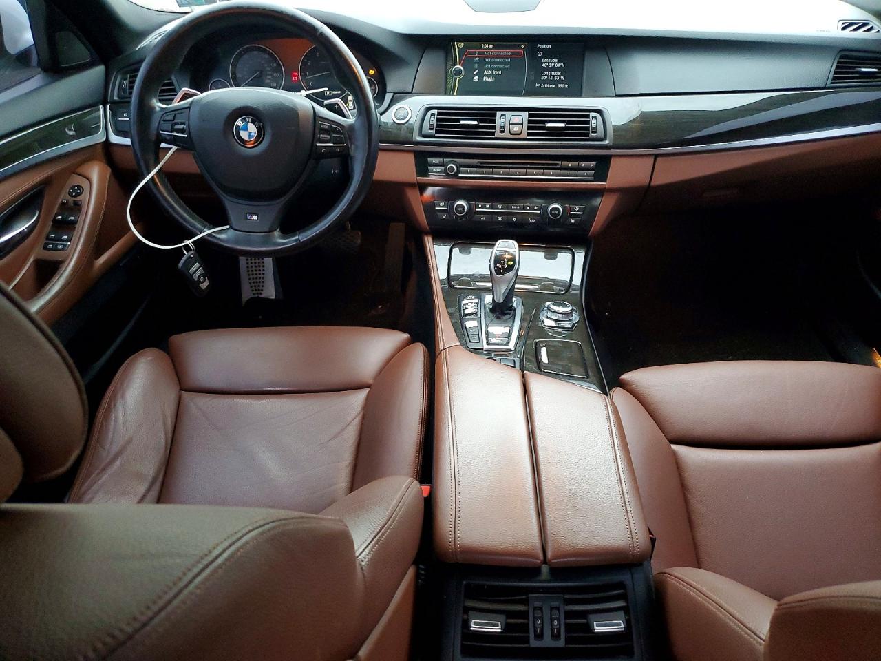 2011 Bmw 535 Xi White vin: WBAFU7C58BDU55959