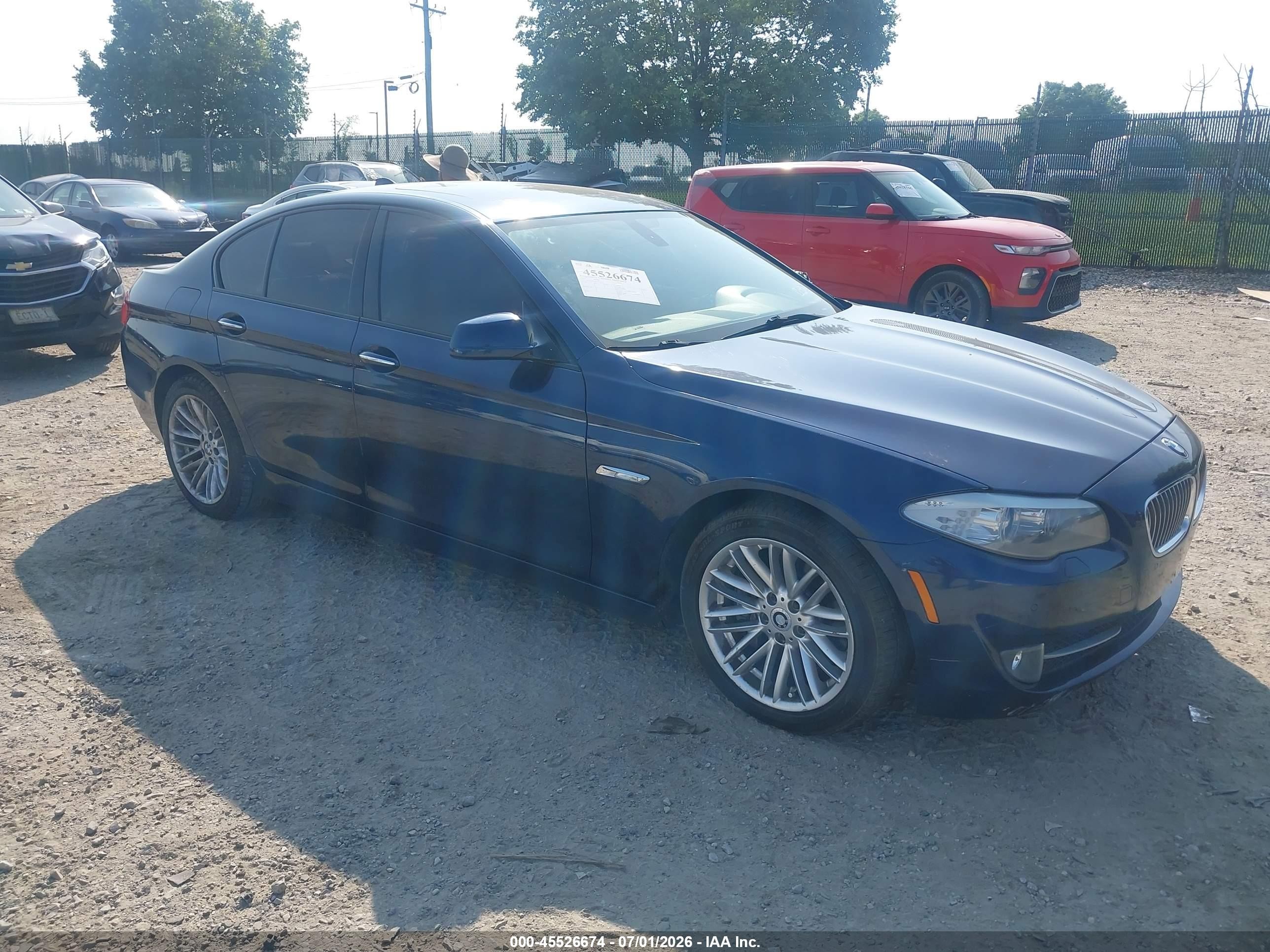 2012 Bmw 535i Xdrive Dark Blue vin: WBAFU7C58CDU58331