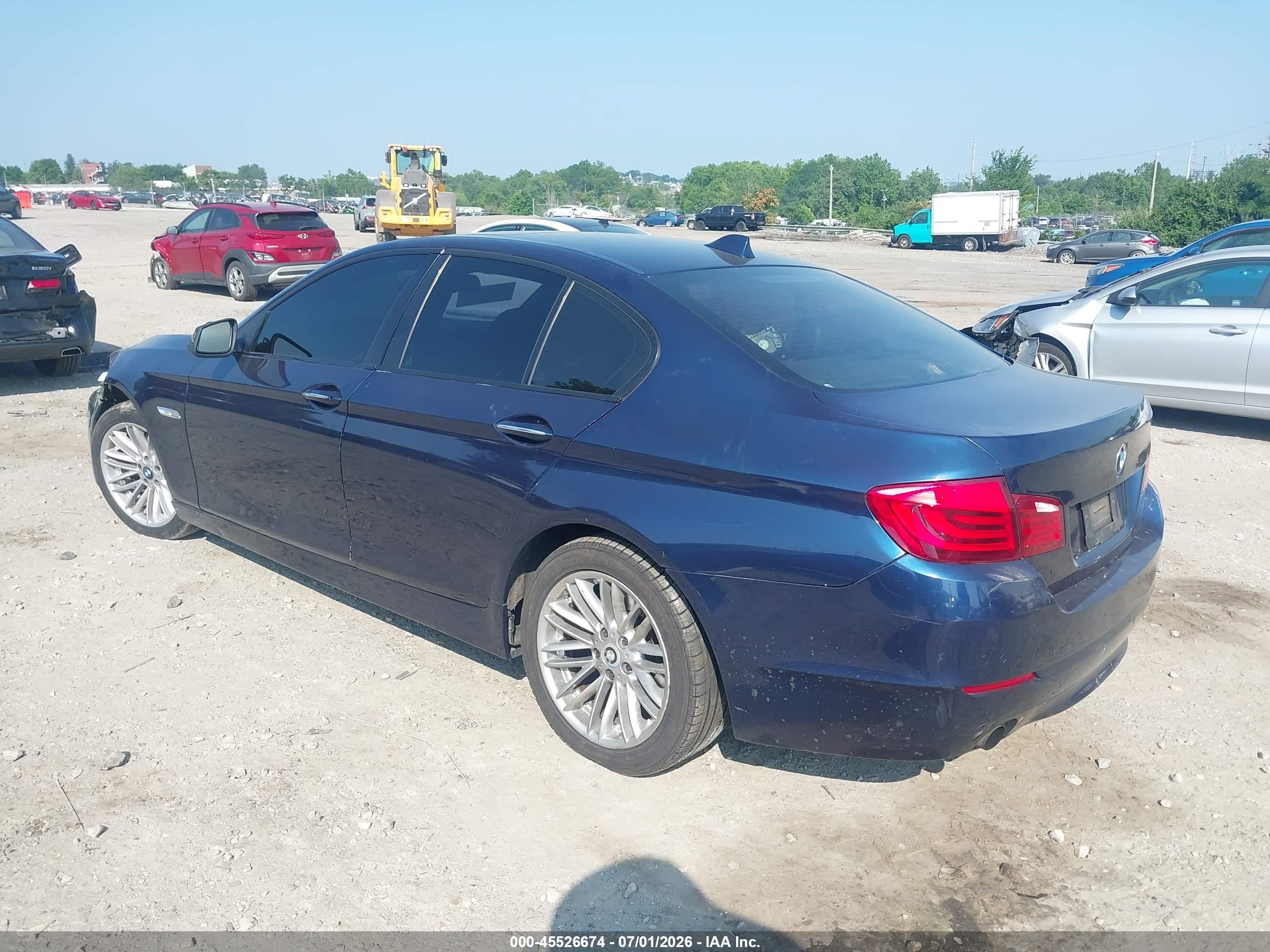 2012 Bmw 535i Xdrive Dark Blue vin: WBAFU7C58CDU58331