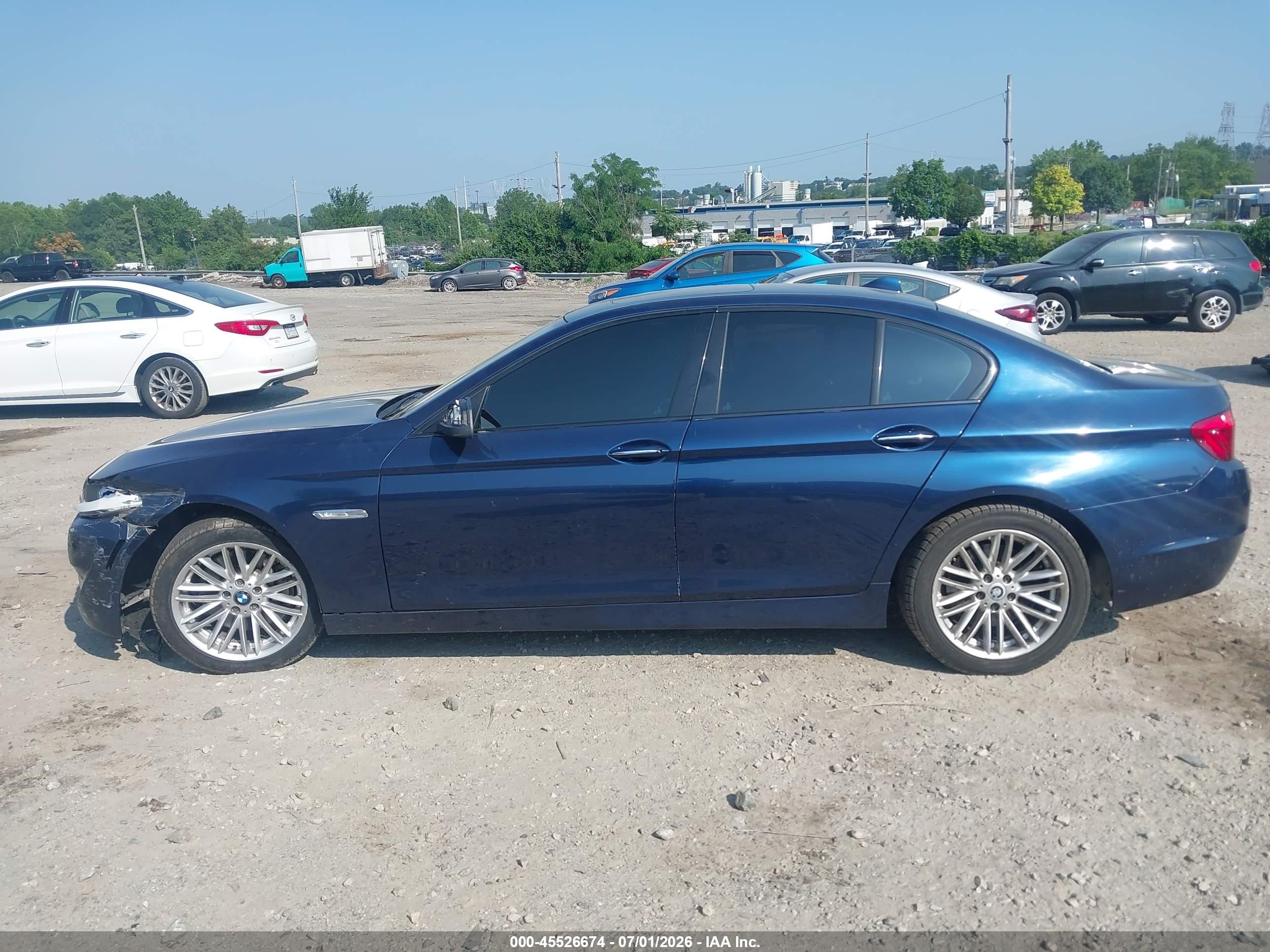 2012 Bmw 535i Xdrive Dark Blue vin: WBAFU7C58CDU58331