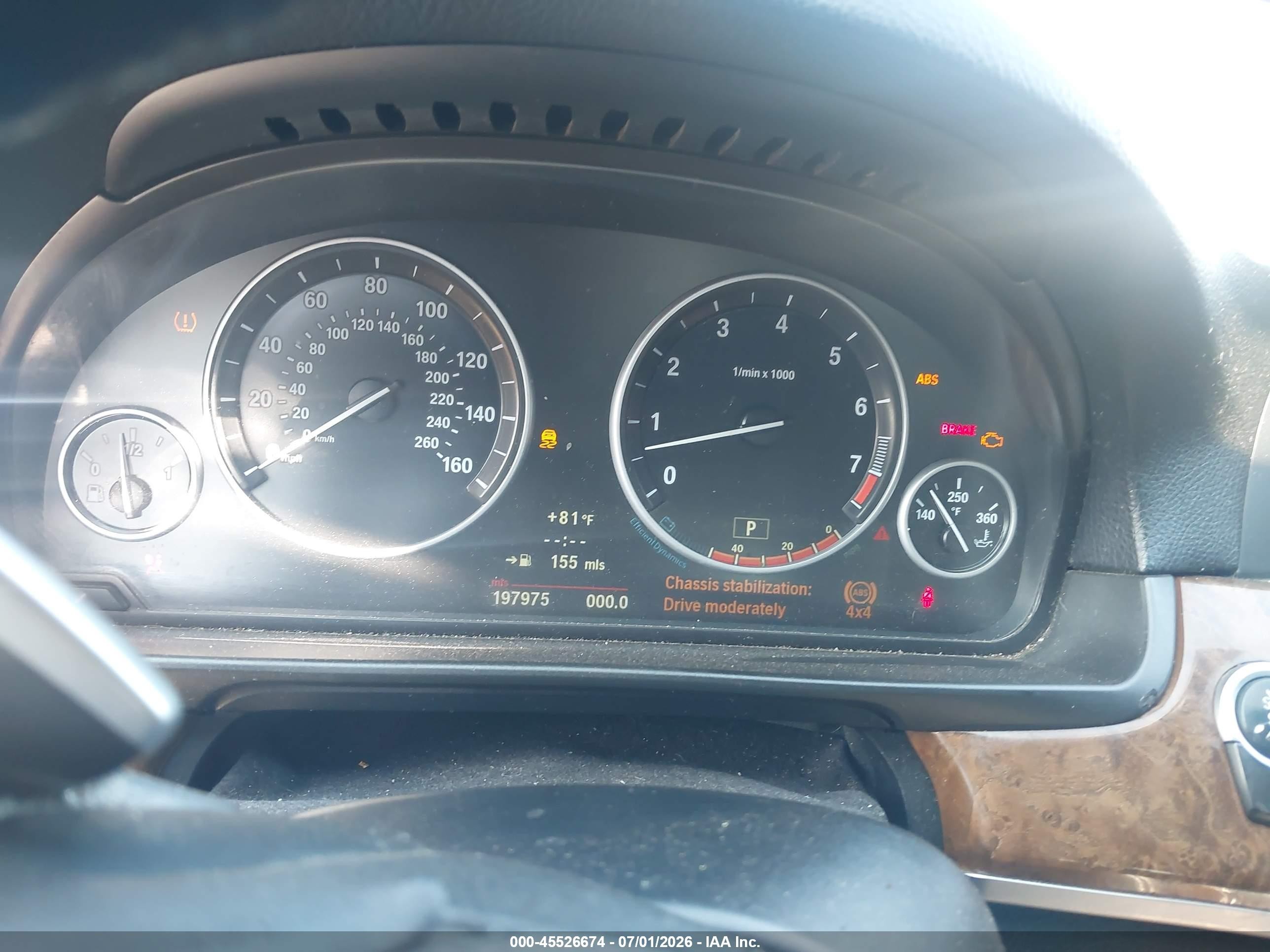 2012 Bmw 535i Xdrive Dark Blue vin: WBAFU7C58CDU58331