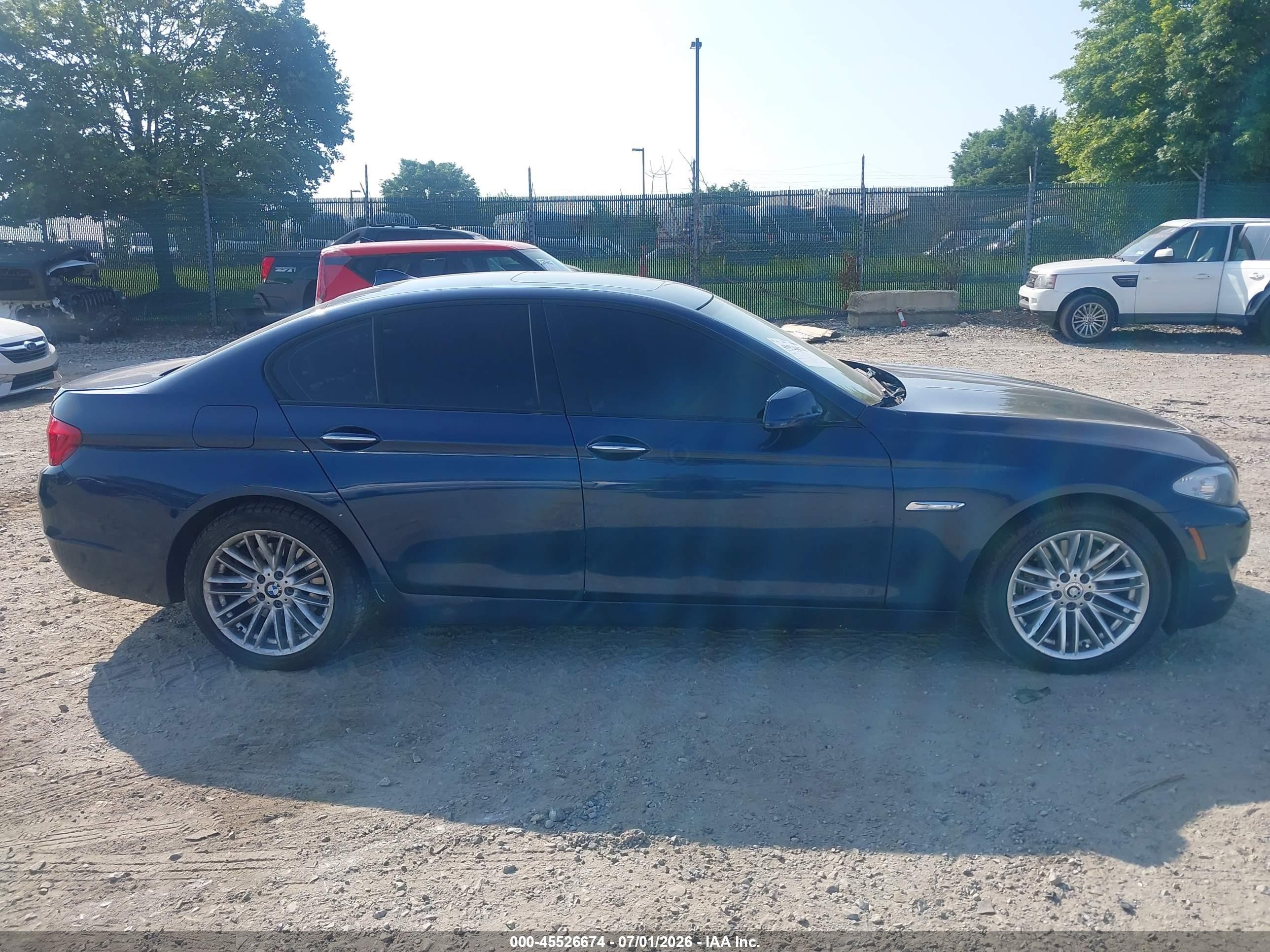 2012 Bmw 535i Xdrive Dark Blue vin: WBAFU7C58CDU58331