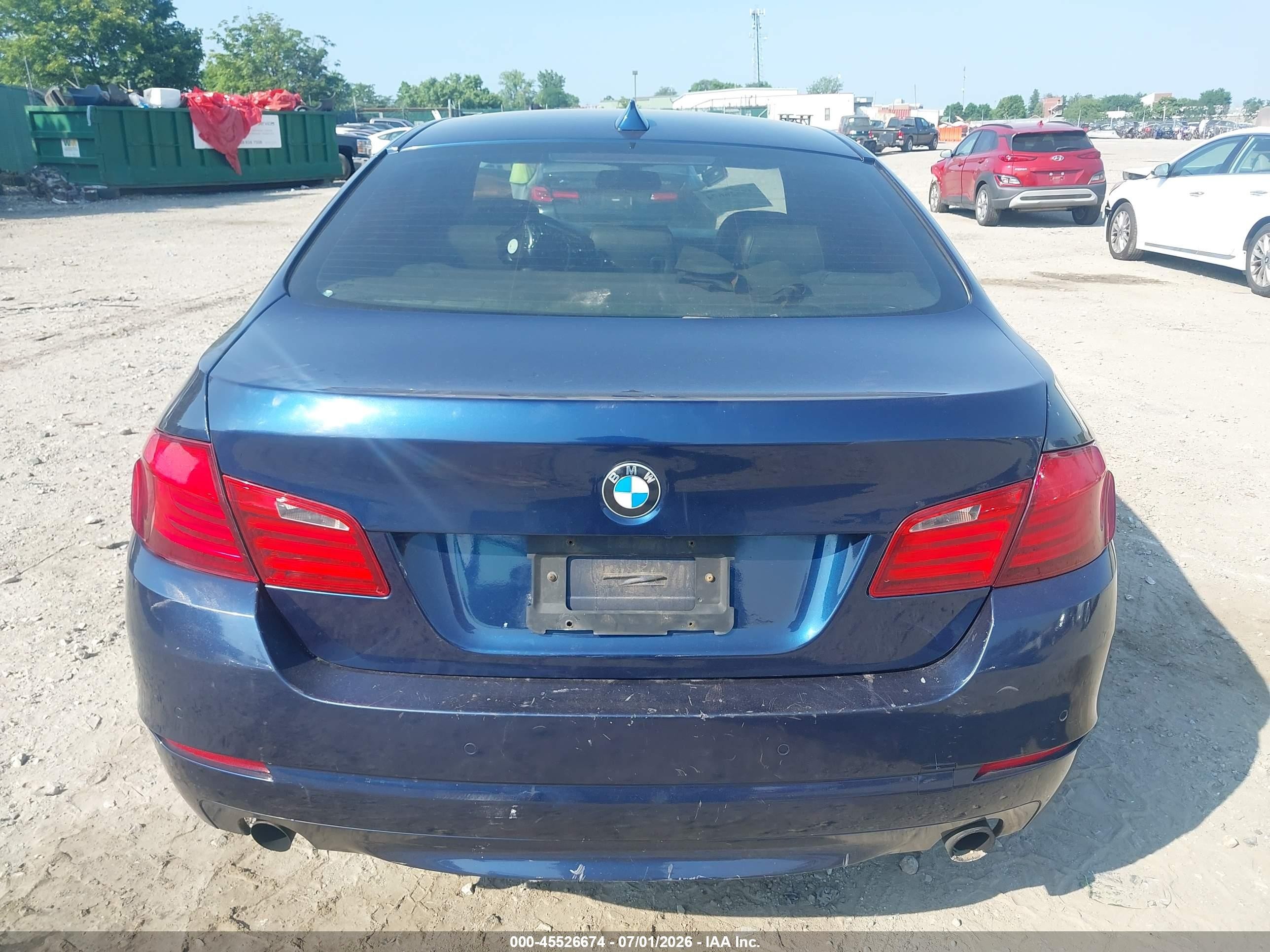 2012 Bmw 535i Xdrive Dark Blue vin: WBAFU7C58CDU58331