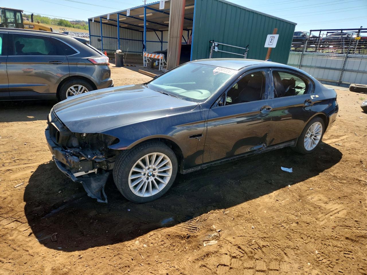 2012 Bmw 535 Xi Black vin: WBAFU7C58CDU60130
