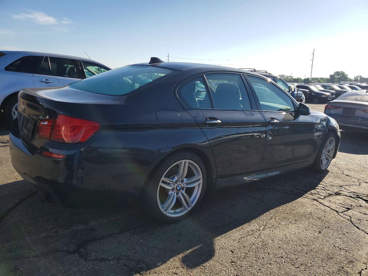 2012 Bmw 535i Xdrive Black vin: WBAFU7C58CDU60466