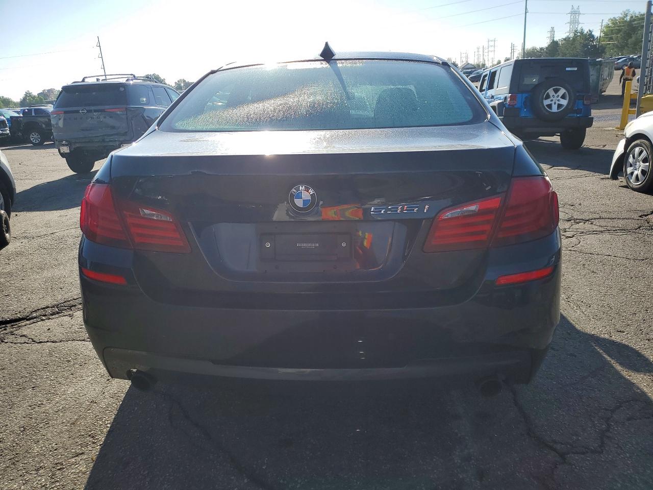 2012 Bmw 535i Xdrive Black vin: WBAFU7C58CDU60466