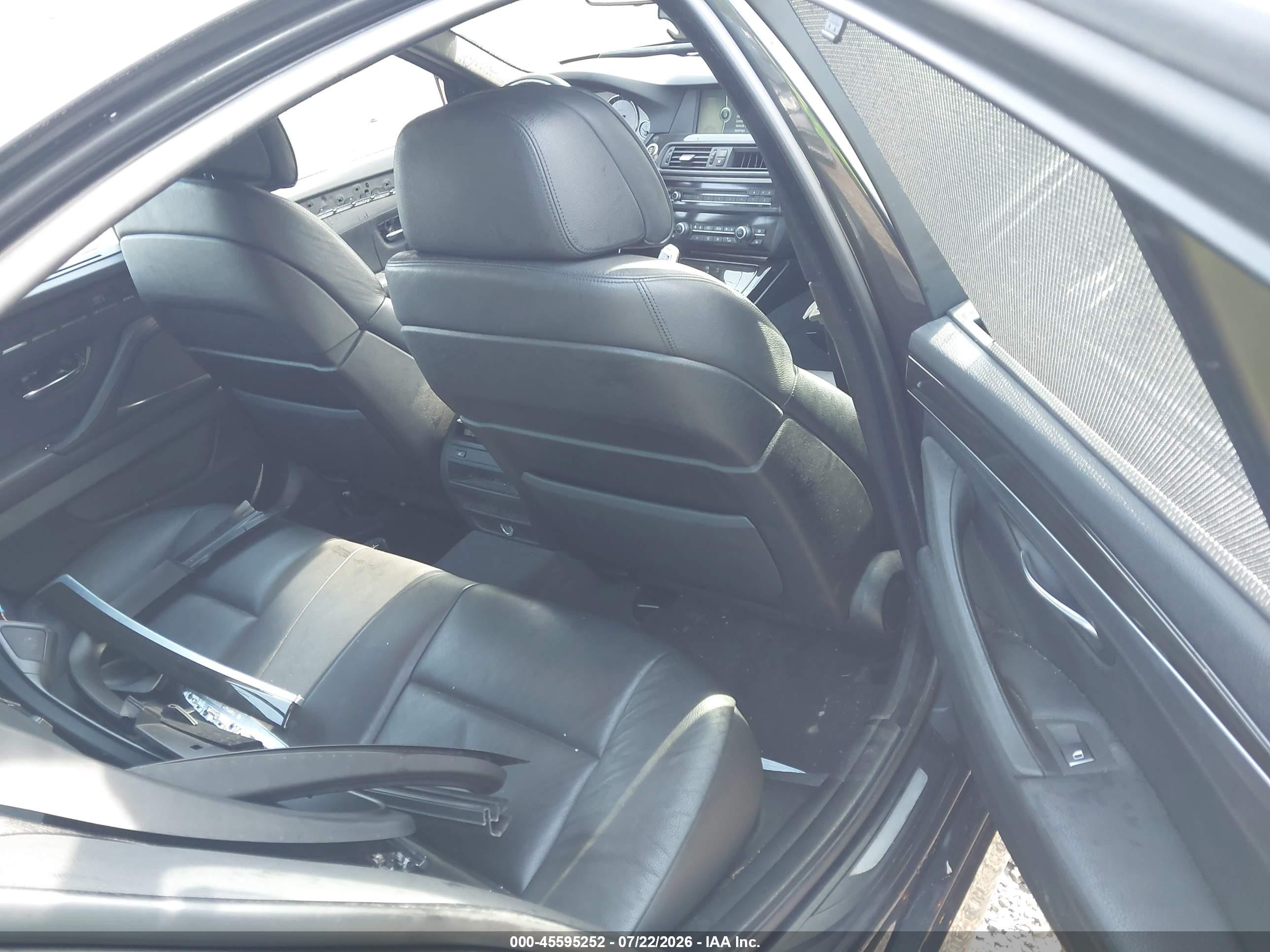 2012 Bmw 535i Xdrive Черный vin: WBAFU7C58CDU60693