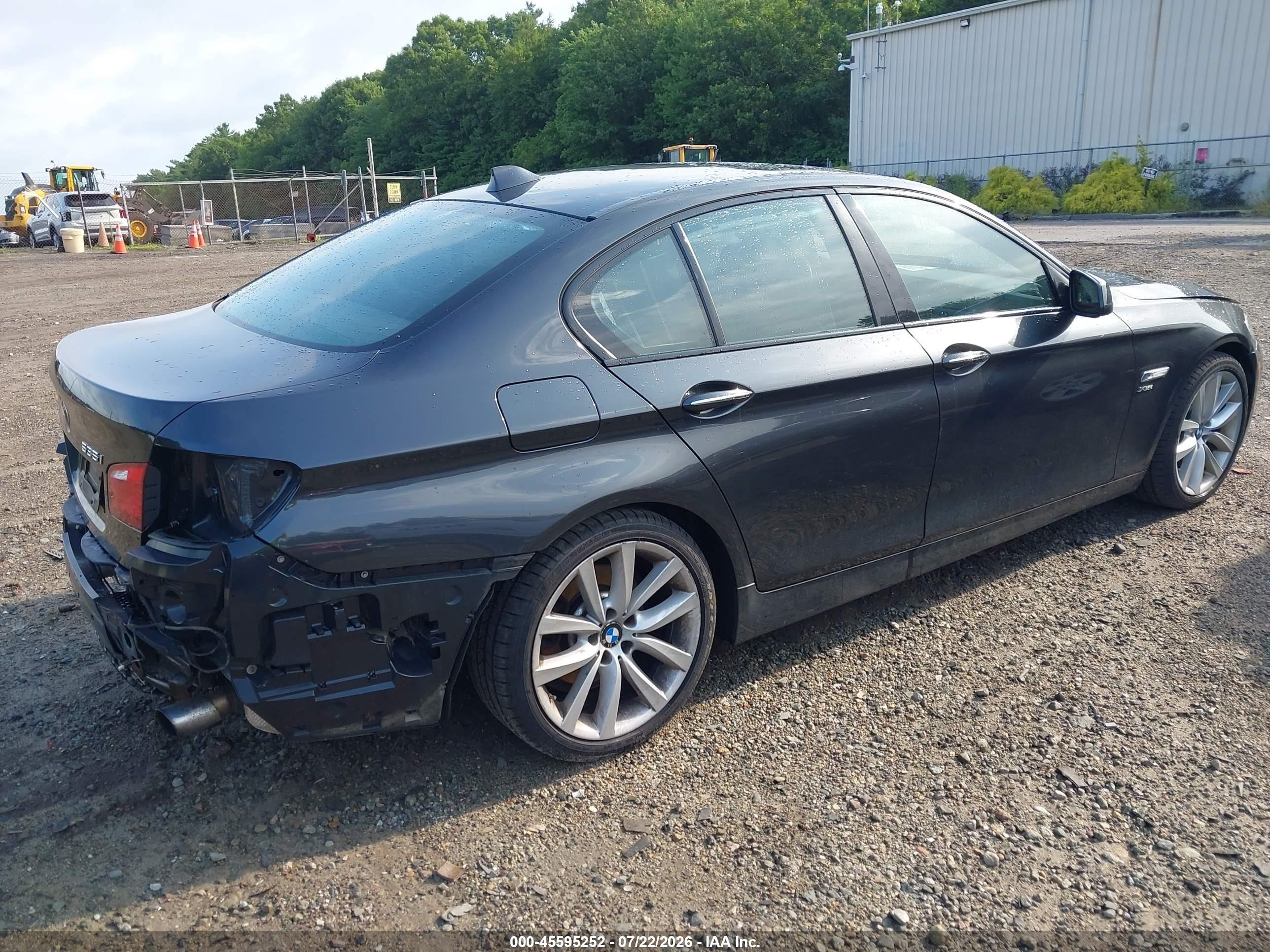 2012 Bmw 535i Xdrive Черный vin: WBAFU7C58CDU60693