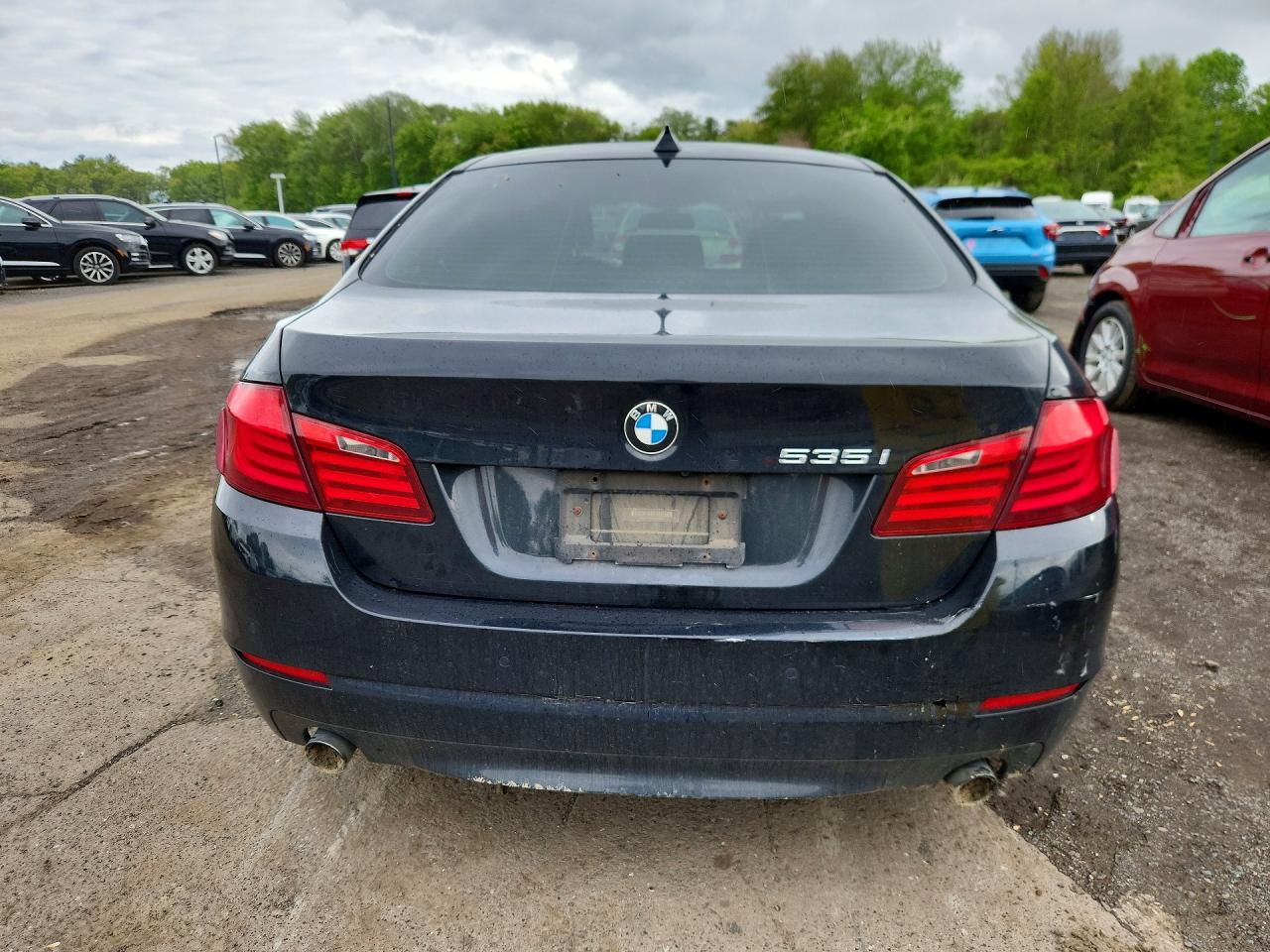 2012 Bmw 535 Xi Black vin: WBAFU7C58CDU63285