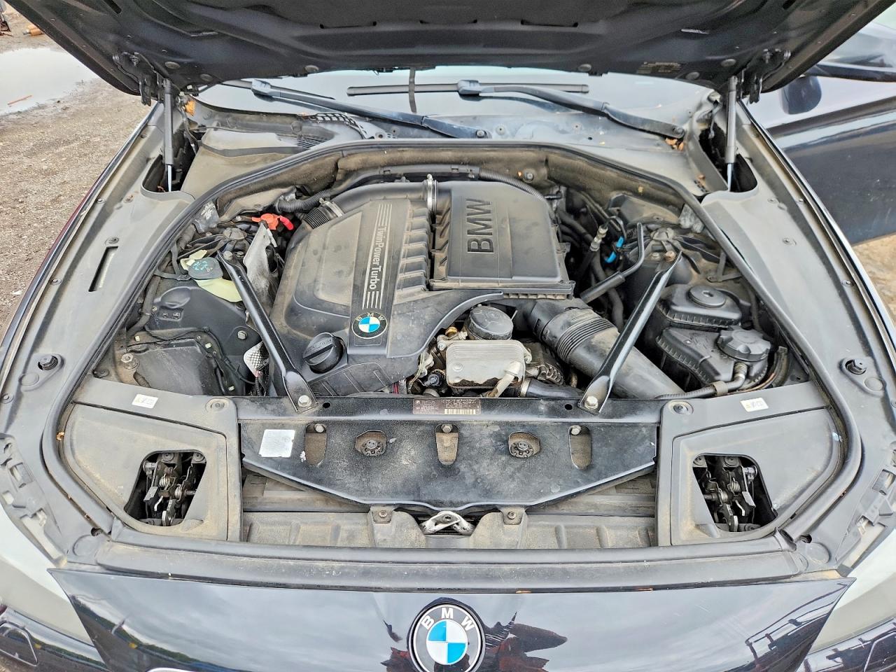 2012 Bmw 535 Xi Black vin: WBAFU7C58CDU63285
