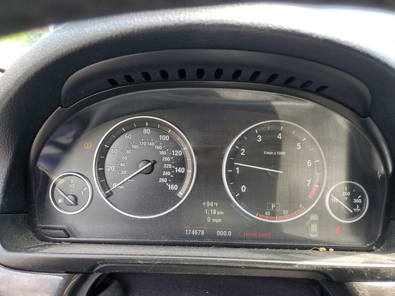 2012 Bmw 535 Xi Black vin: WBAFU7C58CDU63285
