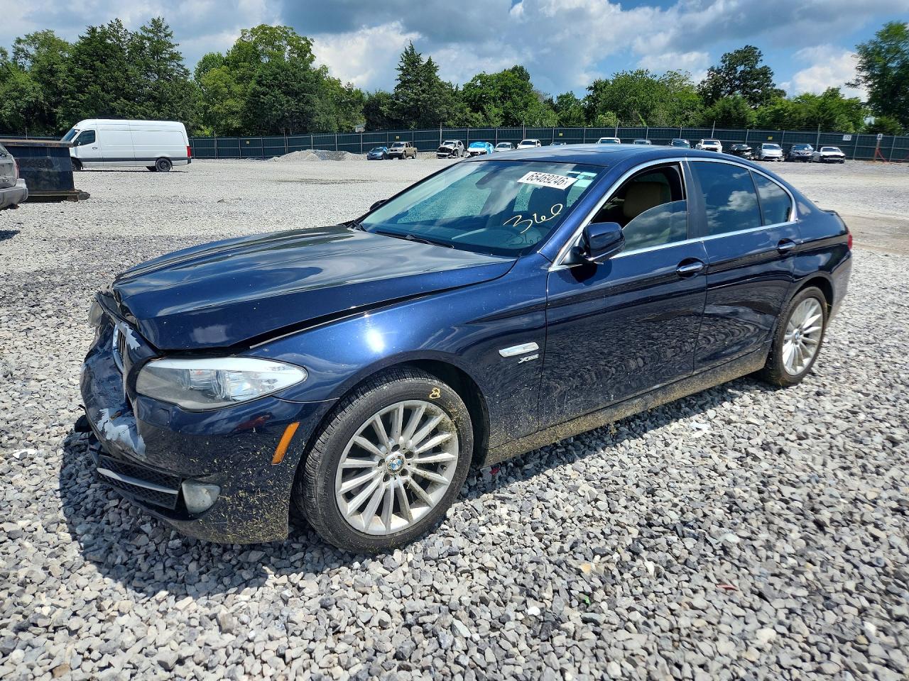 2012 Bmw 535 Xi Blue vin: WBAFU7C58CDU63884