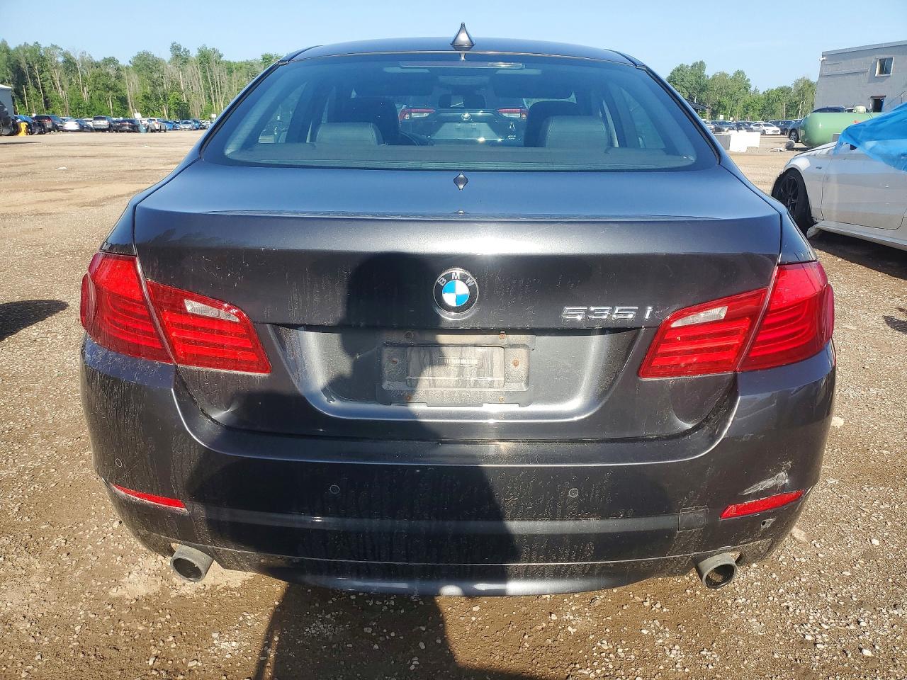 2012 Bmw 535 Xi Black vin: WBAFU7C58CDU64386