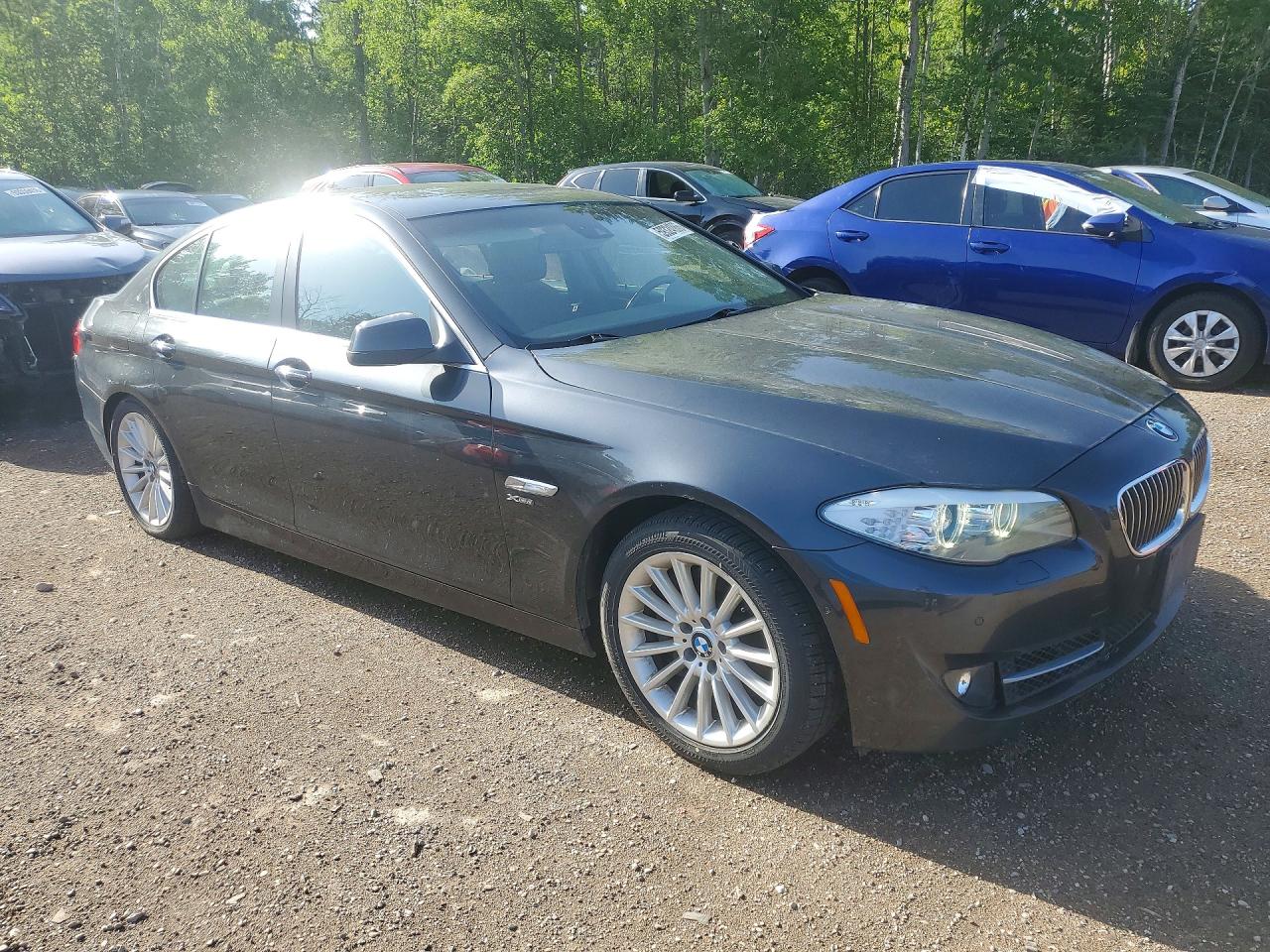 2012 Bmw 535 Xi Black vin: WBAFU7C58CDU64386