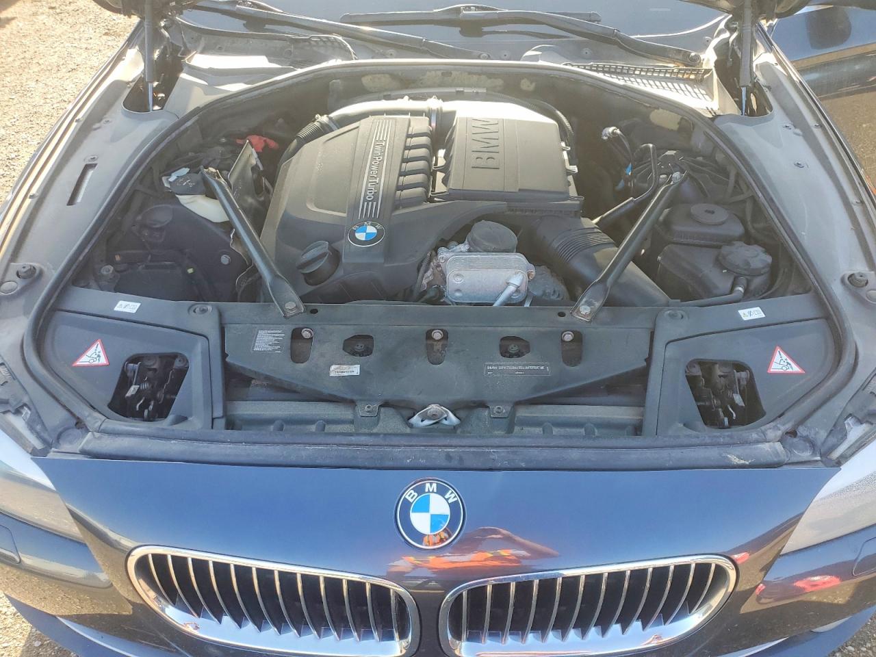 2012 Bmw 535 Xi Black vin: WBAFU7C58CDU64386