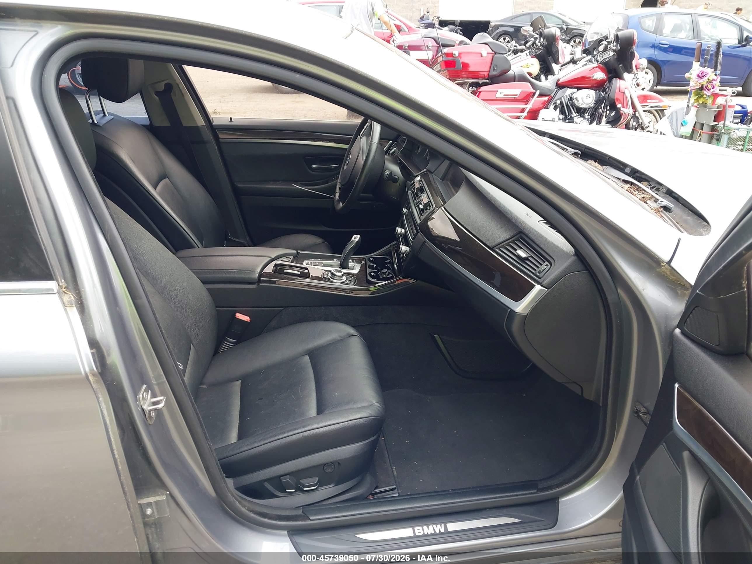 2013 Bmw 535i Xdrive Gray vin: WBAFU7C58DDU66530