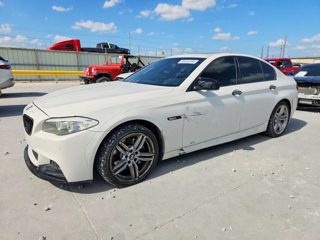 2013 Bmw 535 Xi White vin: WBAFU7C58DDU67449