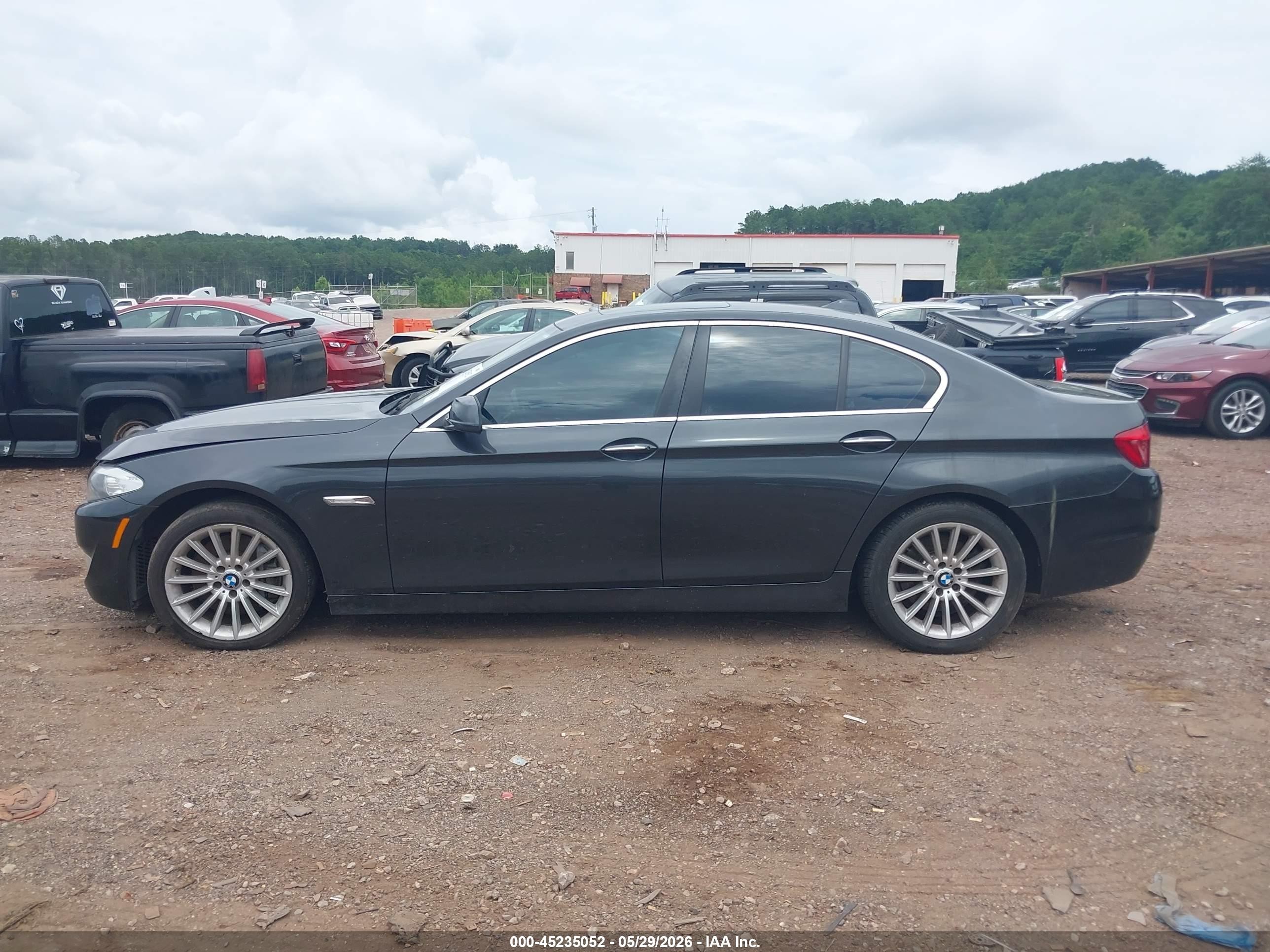 2013 Bmw 535i Xdrive Gray vin: WBAFU7C58DDU67791
