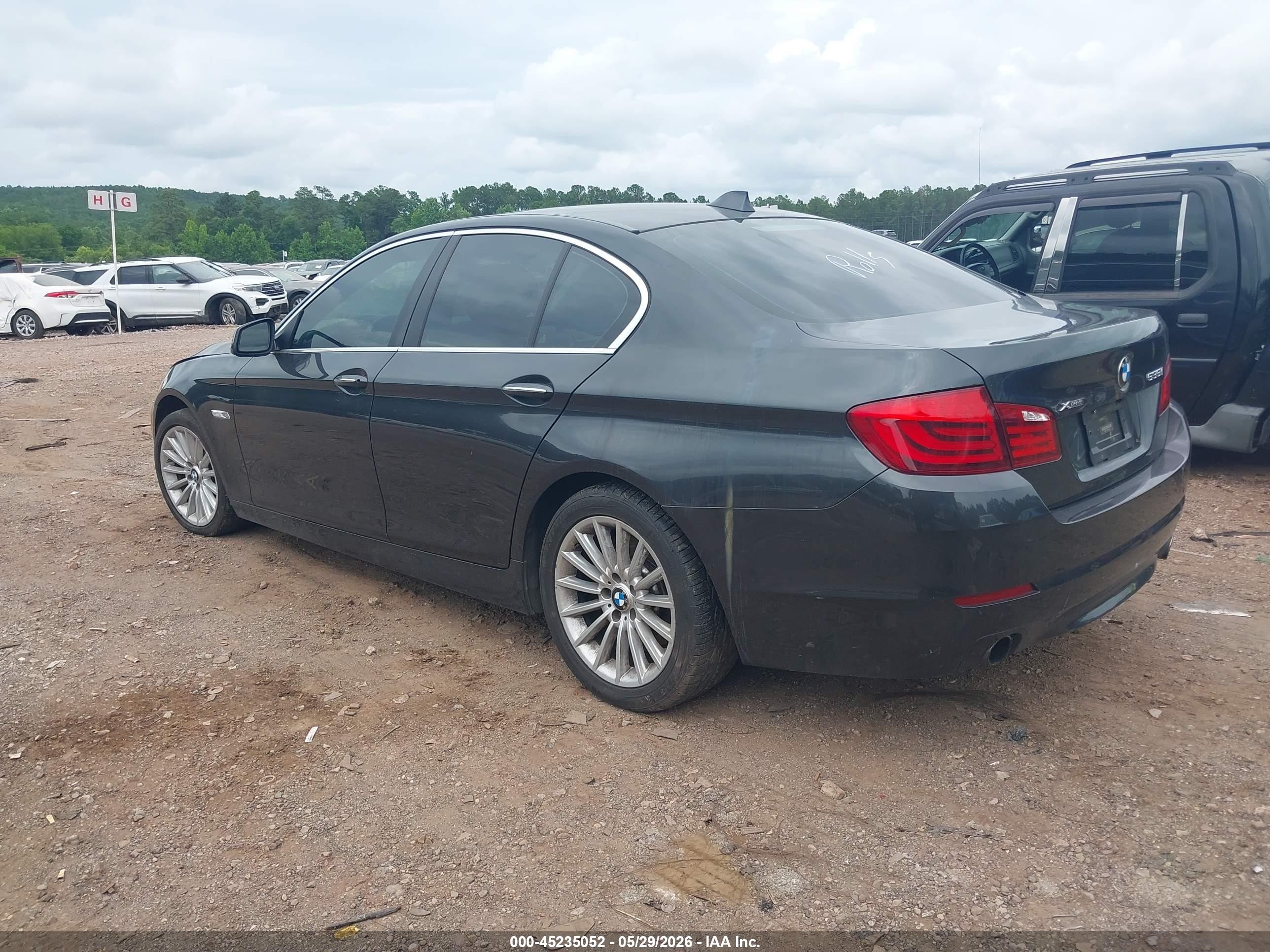 2013 Bmw 535i Xdrive Gray vin: WBAFU7C58DDU67791