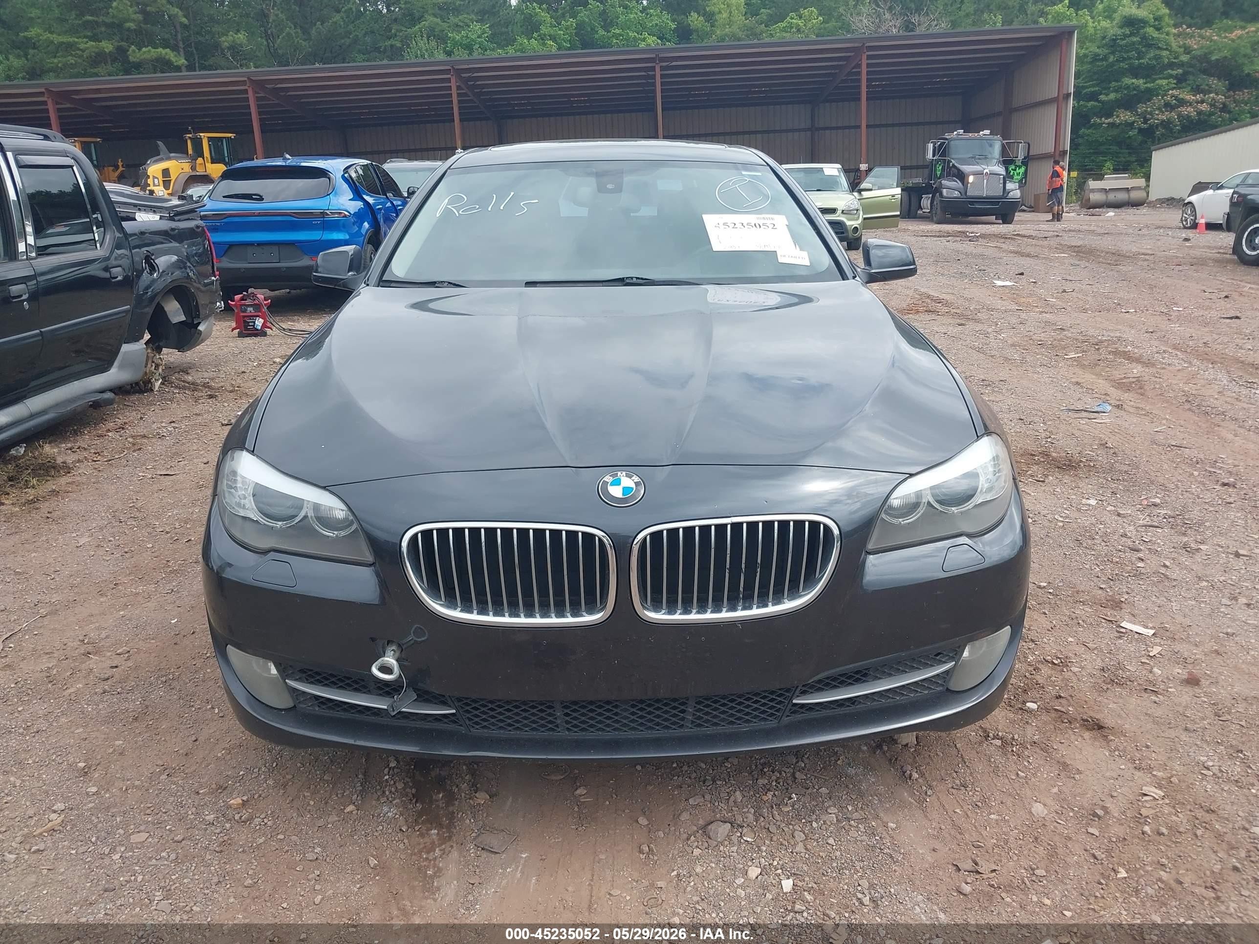 2013 Bmw 535i Xdrive Gray vin: WBAFU7C58DDU67791