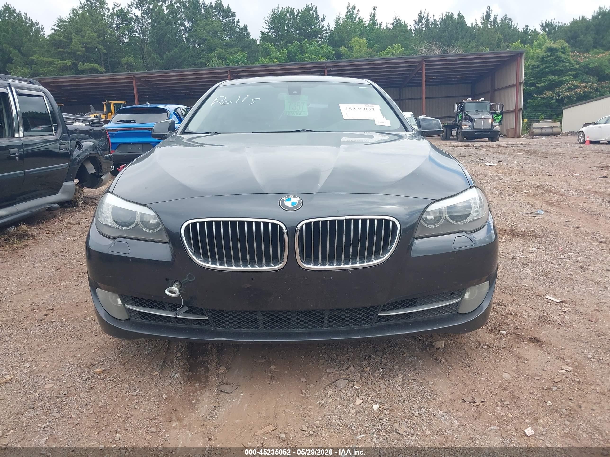 2013 Bmw 535i Xdrive Gray vin: WBAFU7C58DDU67791