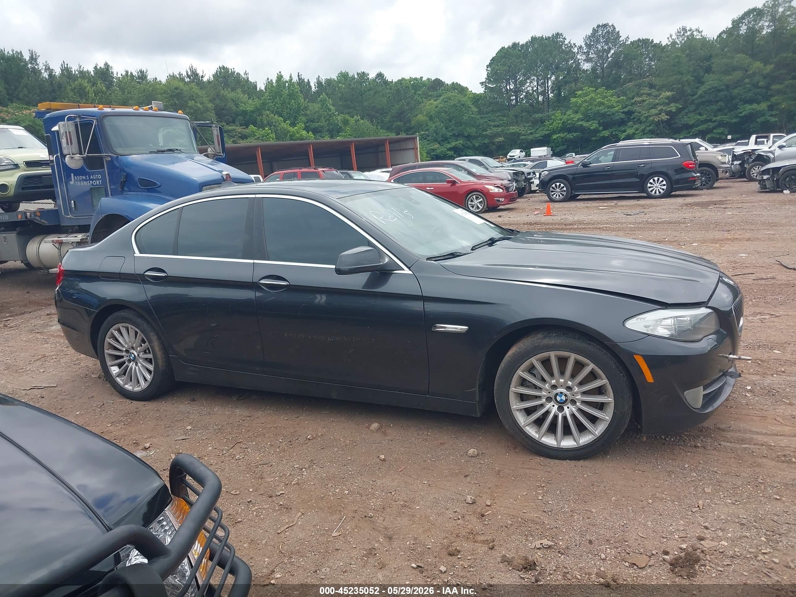 2013 Bmw 535i Xdrive Gray vin: WBAFU7C58DDU67791