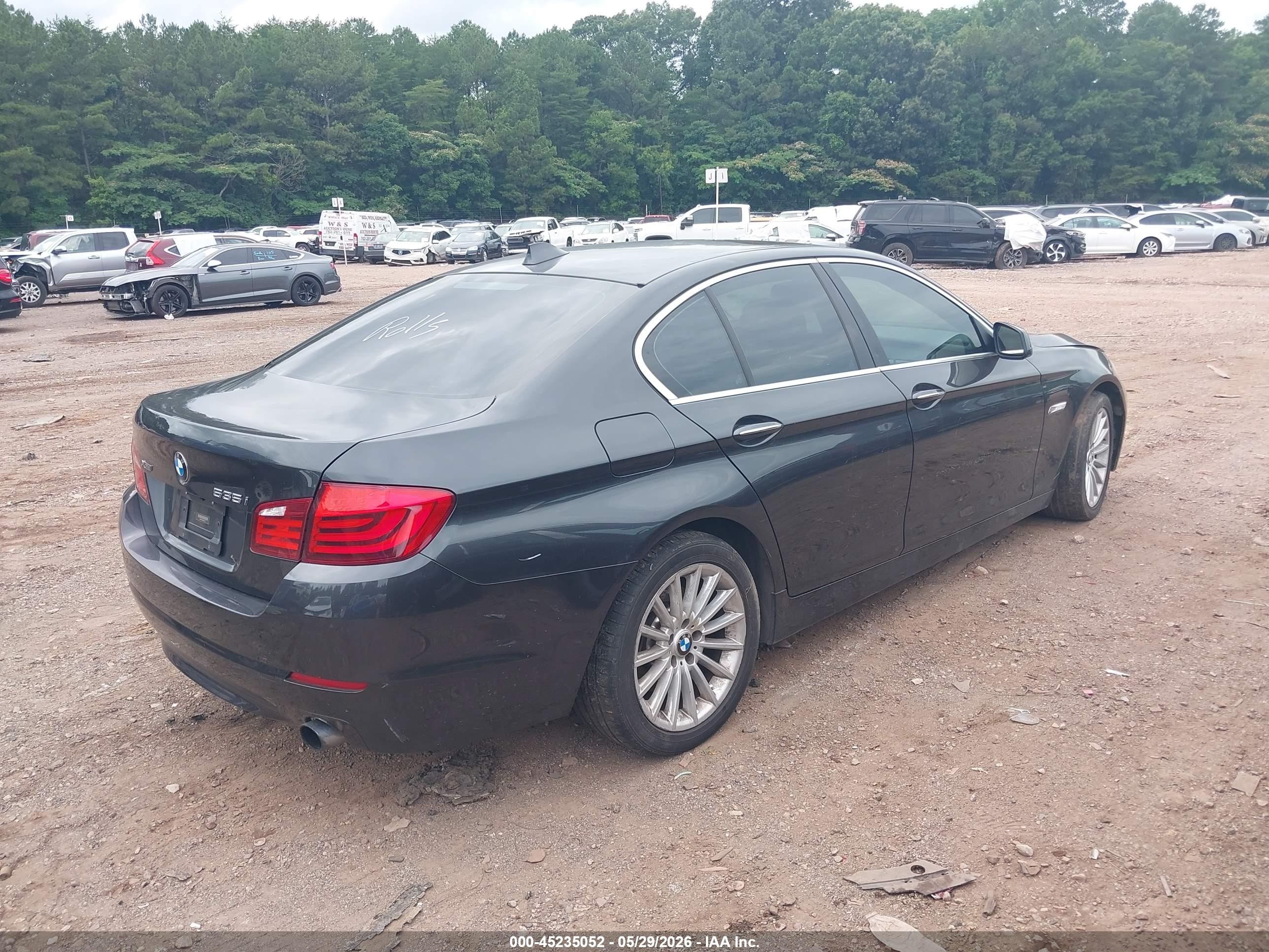 2013 Bmw 535i Xdrive Gray vin: WBAFU7C58DDU67791